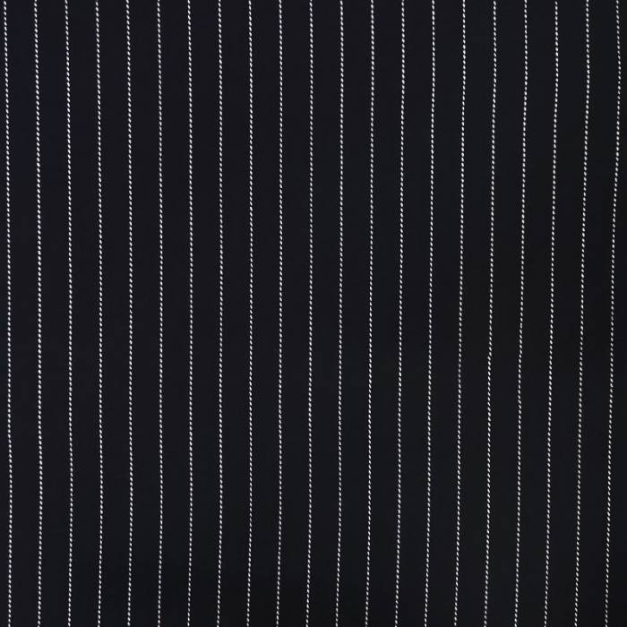Tessuto Gessato Elasticizzato Blu Image