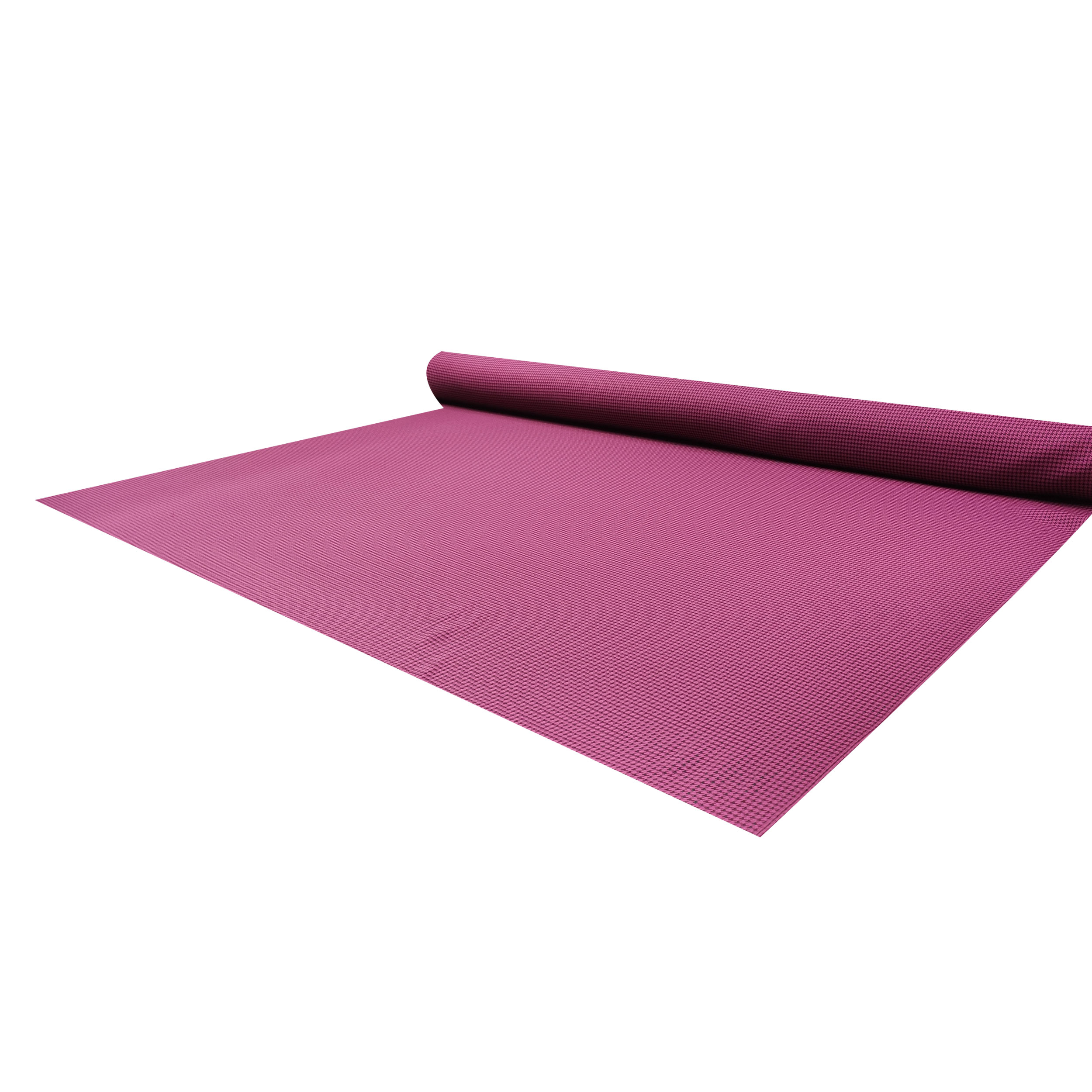 Tessuto Pied de Poule Nero Sfondo Magenta