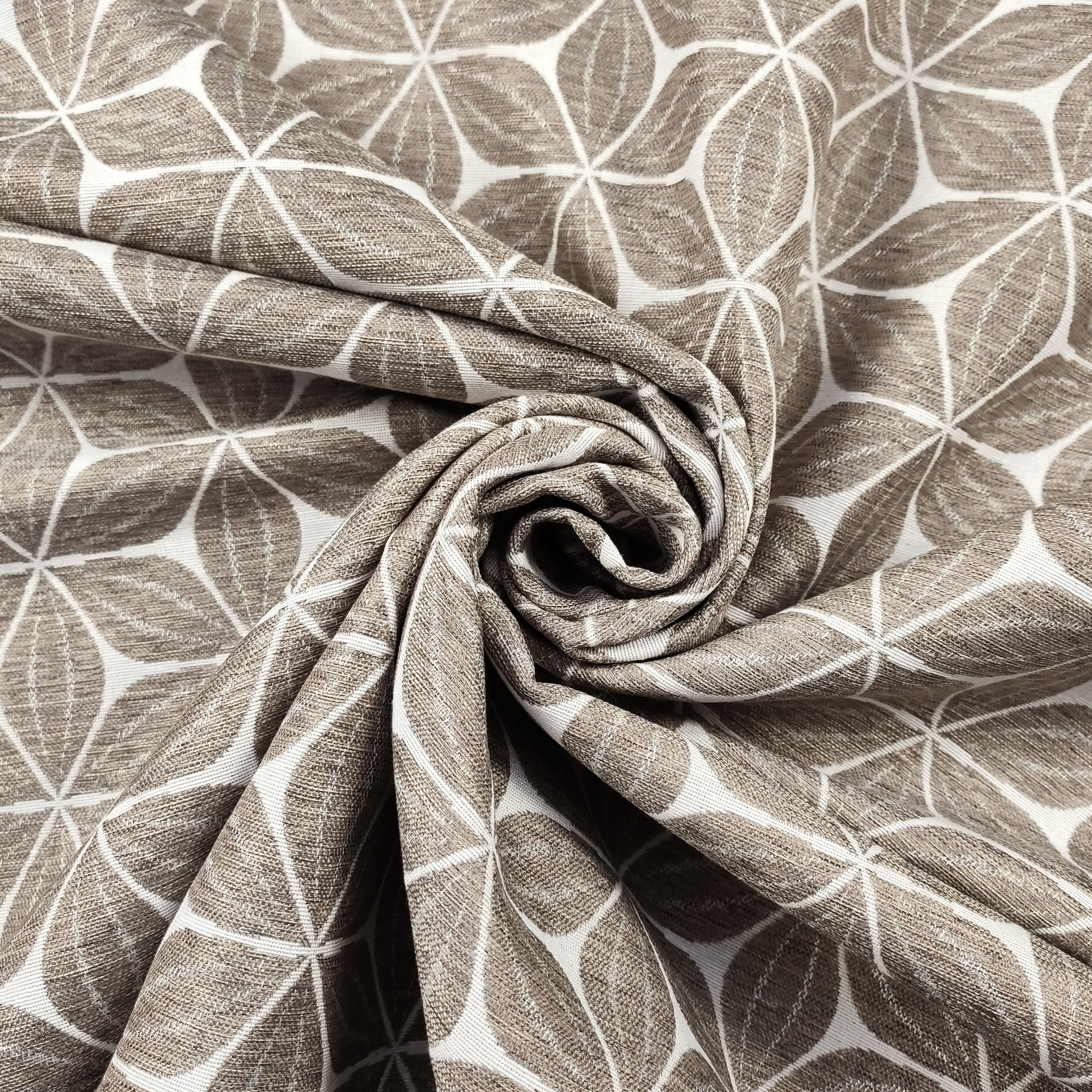 Jacquard Double Fiori Beige