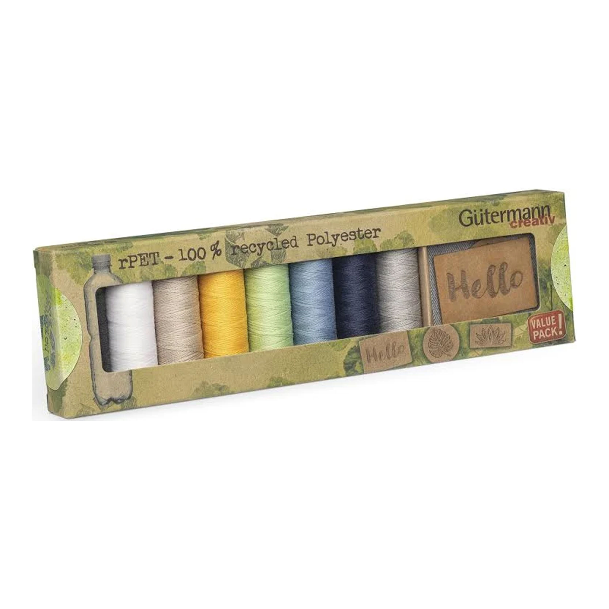 Gutermann Creative Cucitutto rPET 8 Bobine con Etichette Image