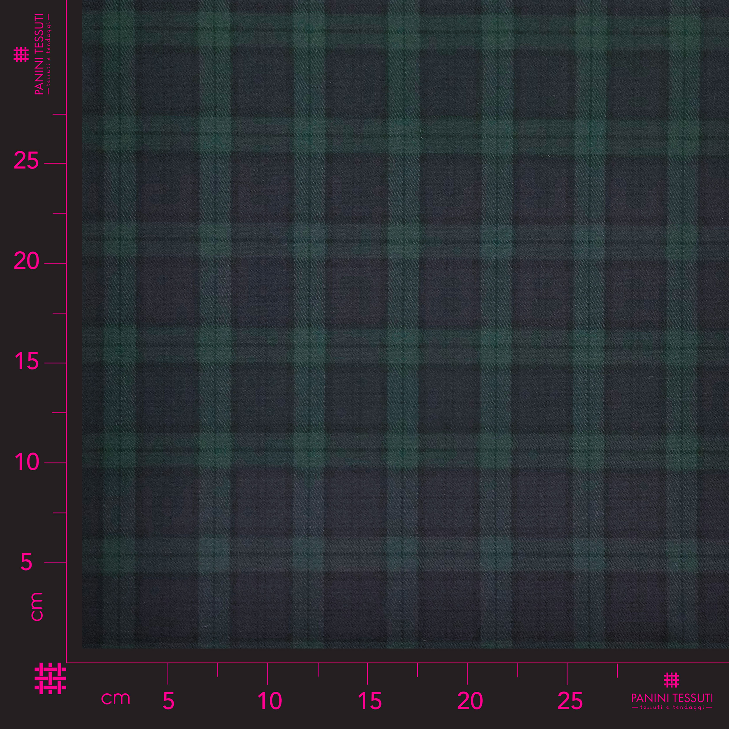 Tessuto Tartan Blu/Verde Image