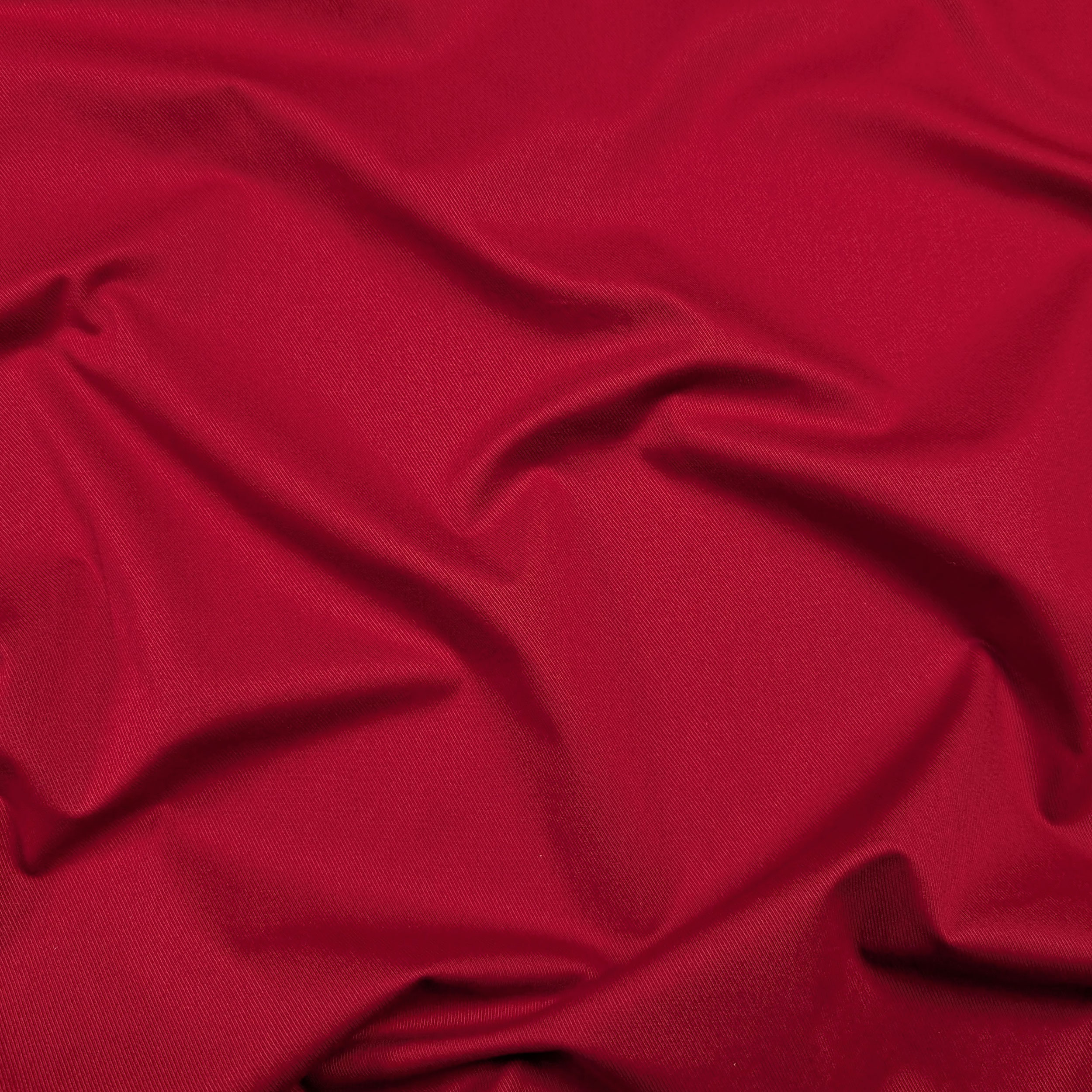 Drill Morbido di Cotone Elasticizzato Rosso Image