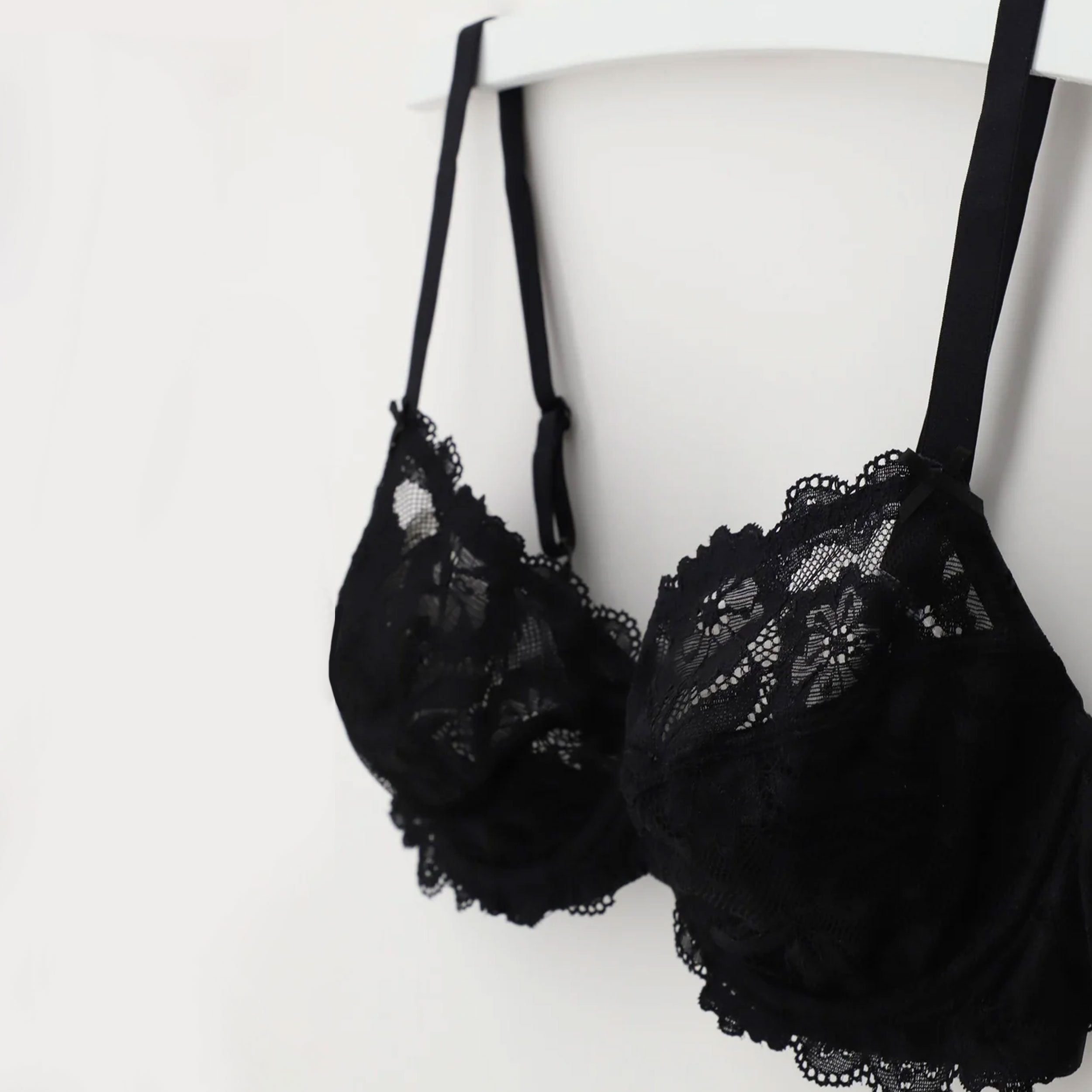 Reggiseno Balconcino Lepel con Ferretto Pizzo Nero Image
