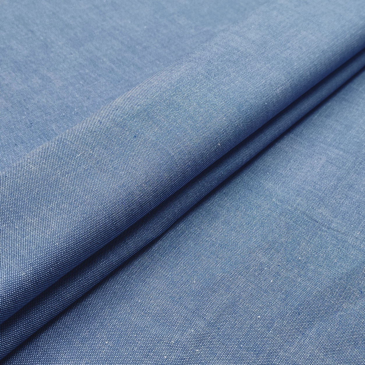 Tessuto Jeans Chambry Azzurro Camiceria