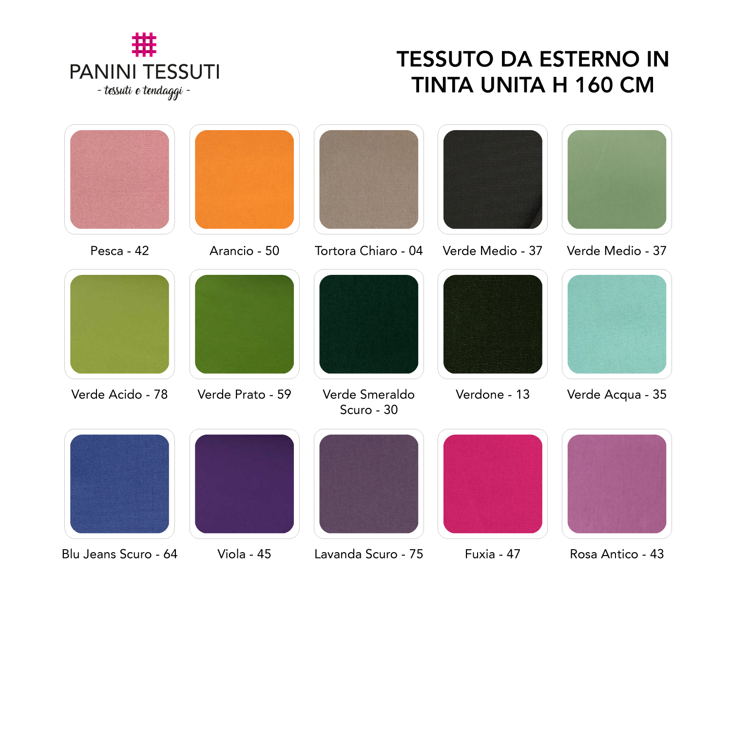 Tessuto da Esterno in Tinta Unita H 160 cm Image