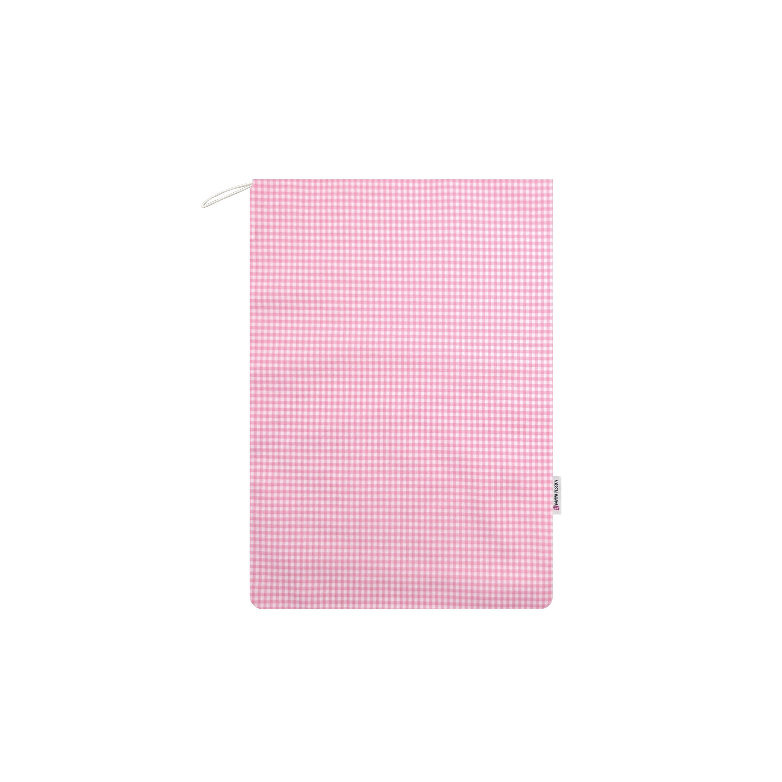 Sacchetto per il Cambio Asilo Quadretti Rosa 