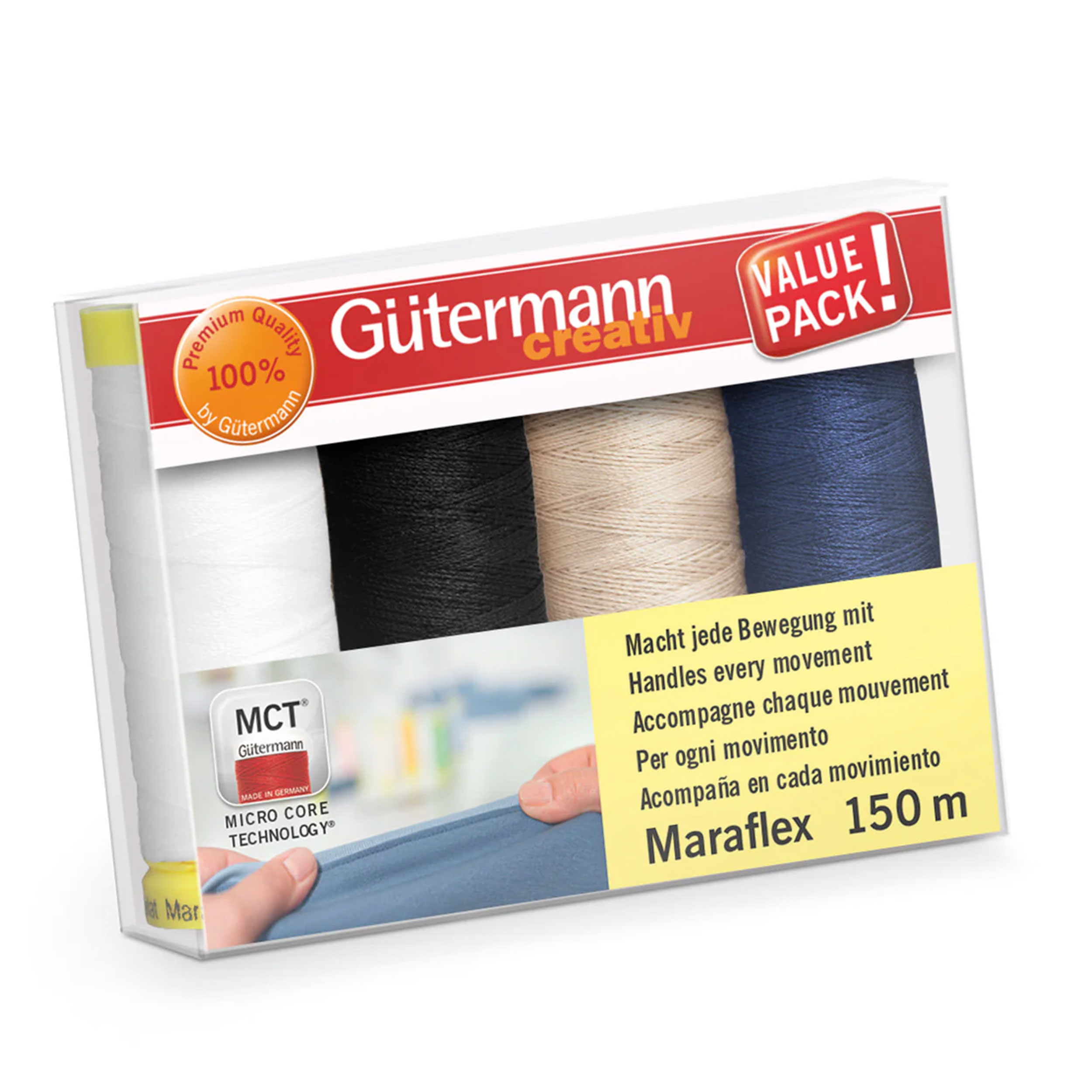 Gutermann Filo Maraflex Set 4 Bobine Basic