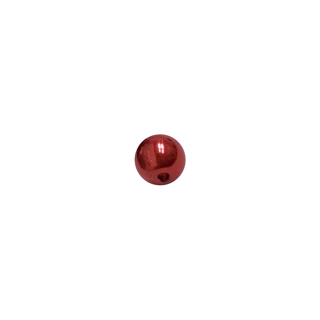 Perline gutermann rosso 8 mm