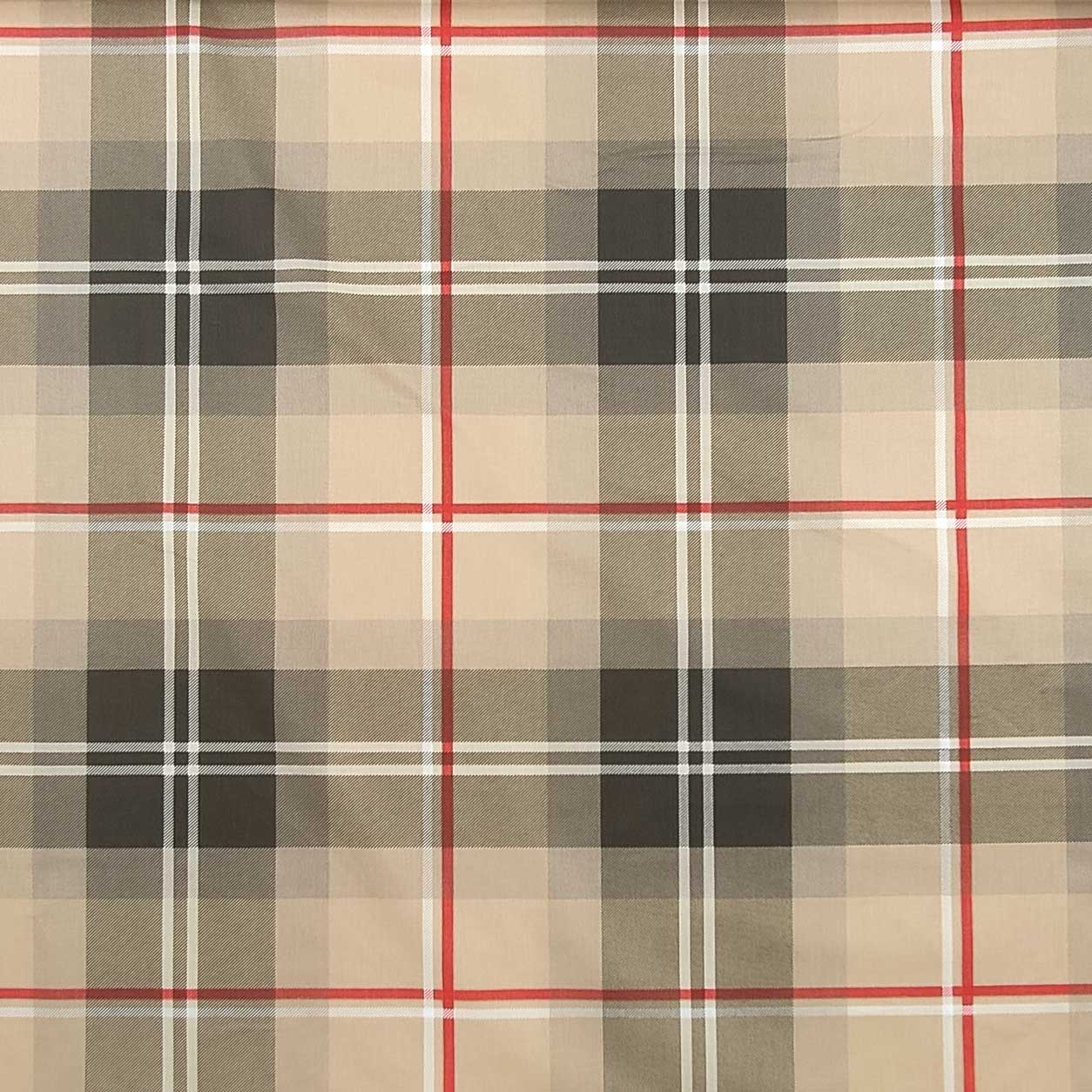 tessuto lenzuolo tartan beige