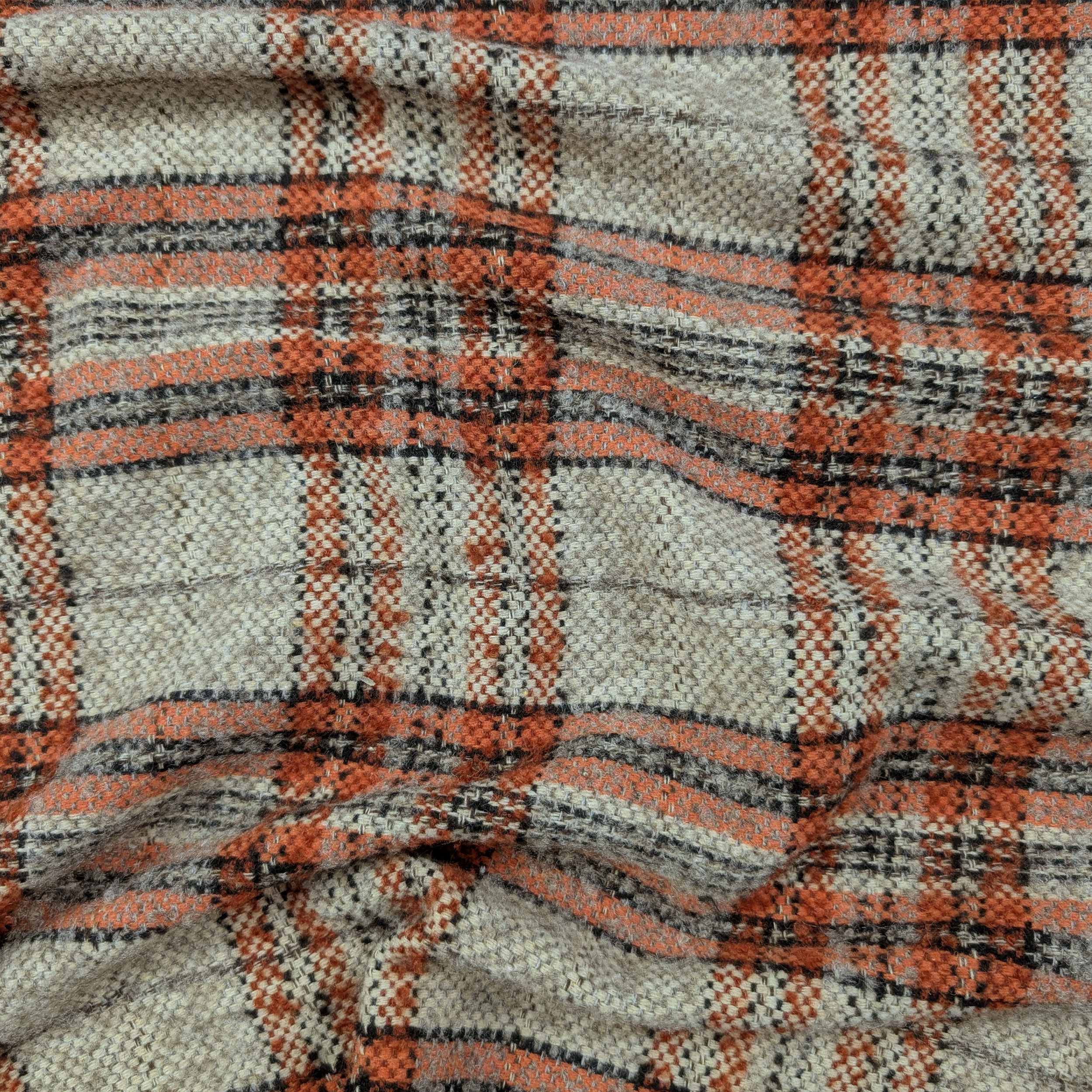 Cappotto Tartan Toni Caldi Beige Image