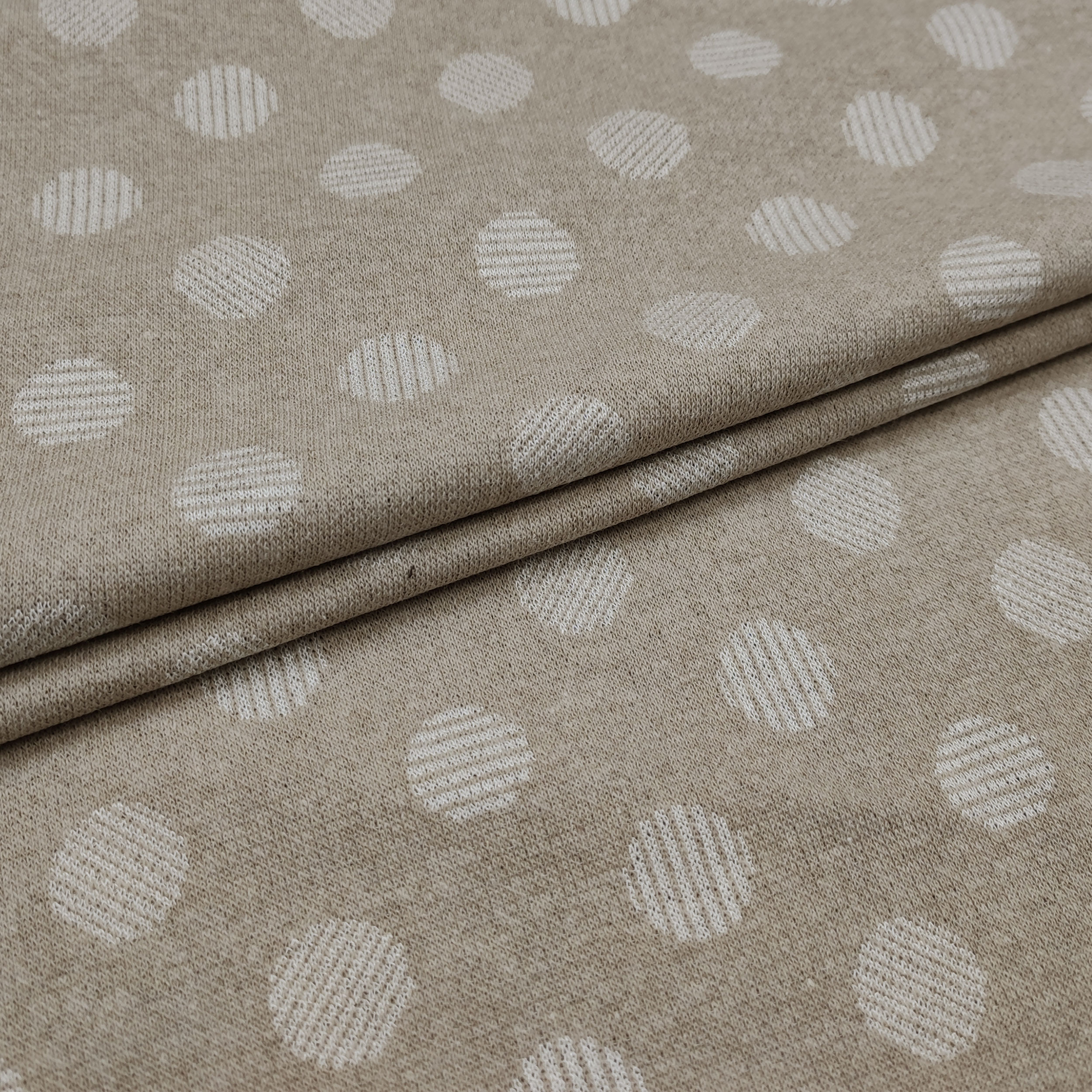 Punto Milano Pois Astratti Sfondo Beige