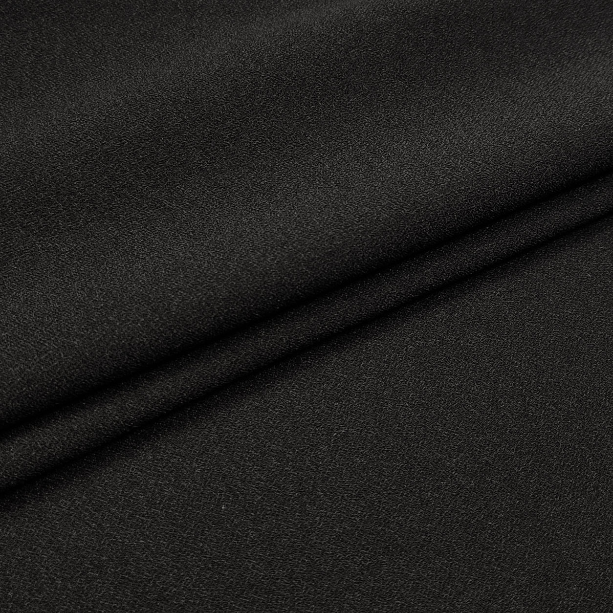 Tessuto Crepe Cady Nero