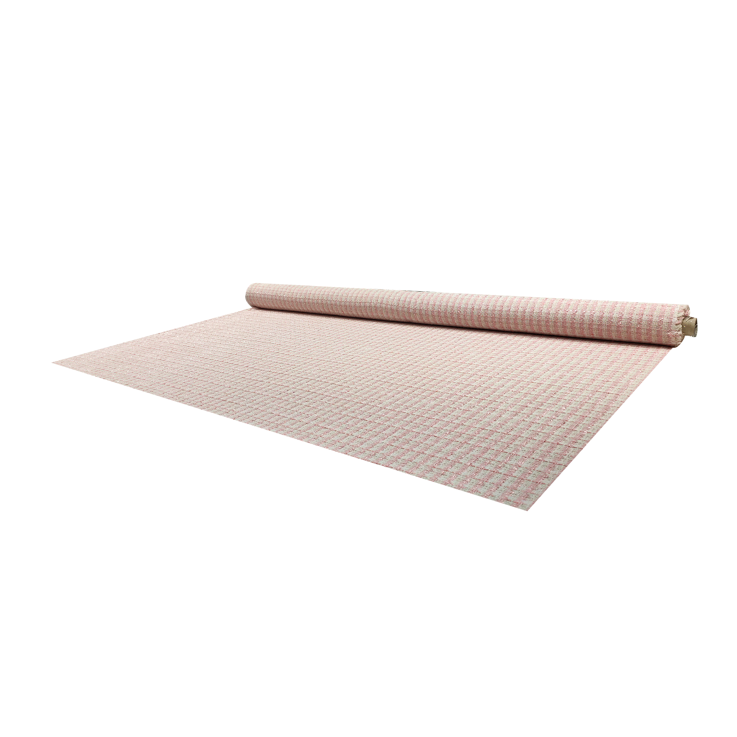 Tweed Alta Moda Rosa Bianco Lurex