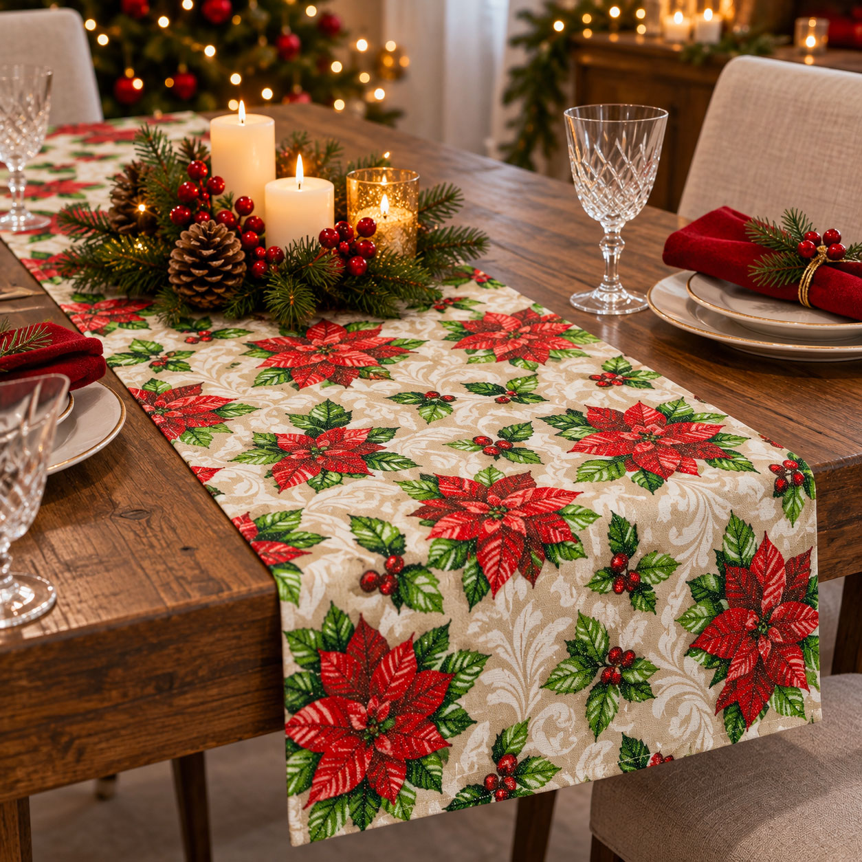 Panama Lurex Stelle di Natale H 280 cm Image