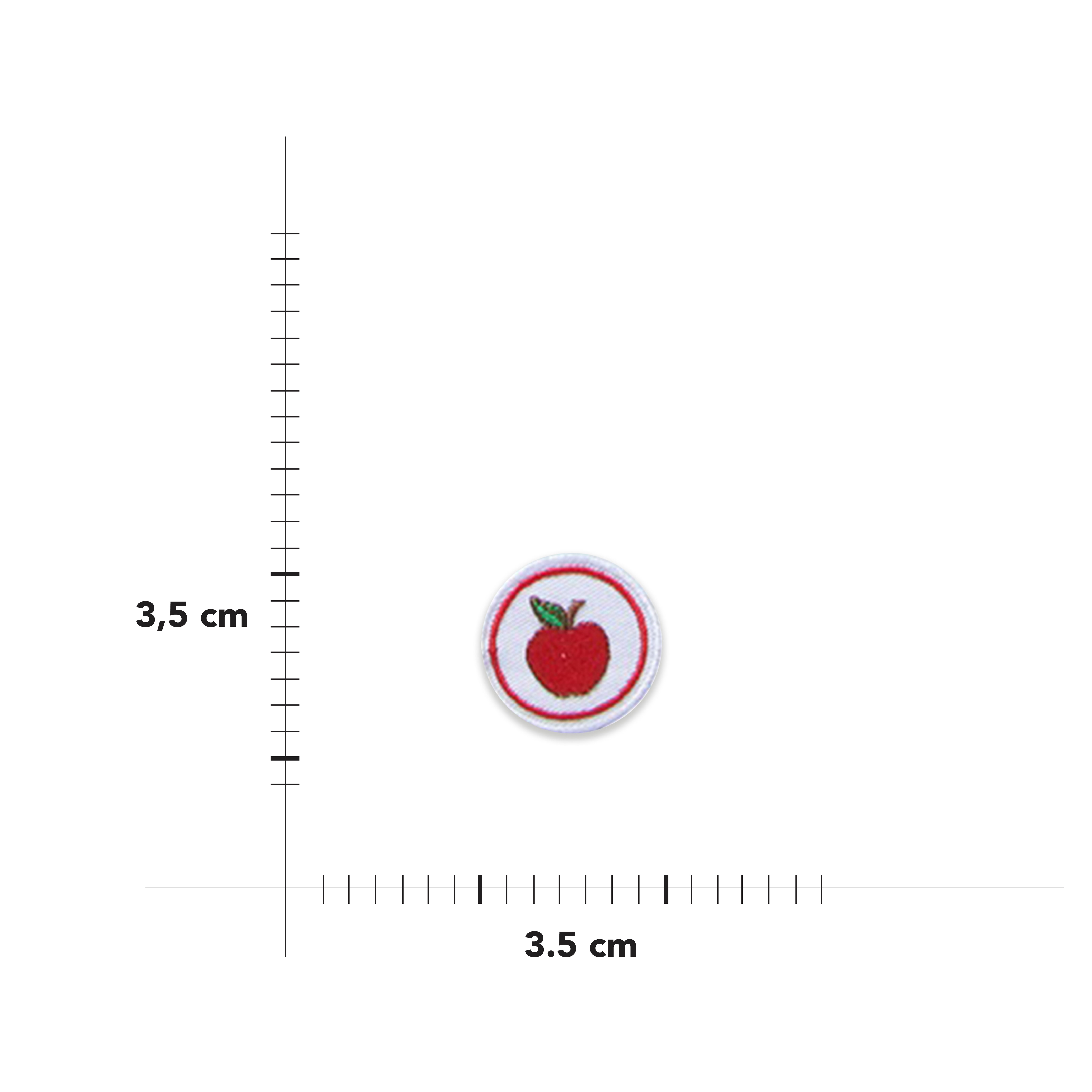 Applicazione Termoadesiva Rotonda Fantasia Image
