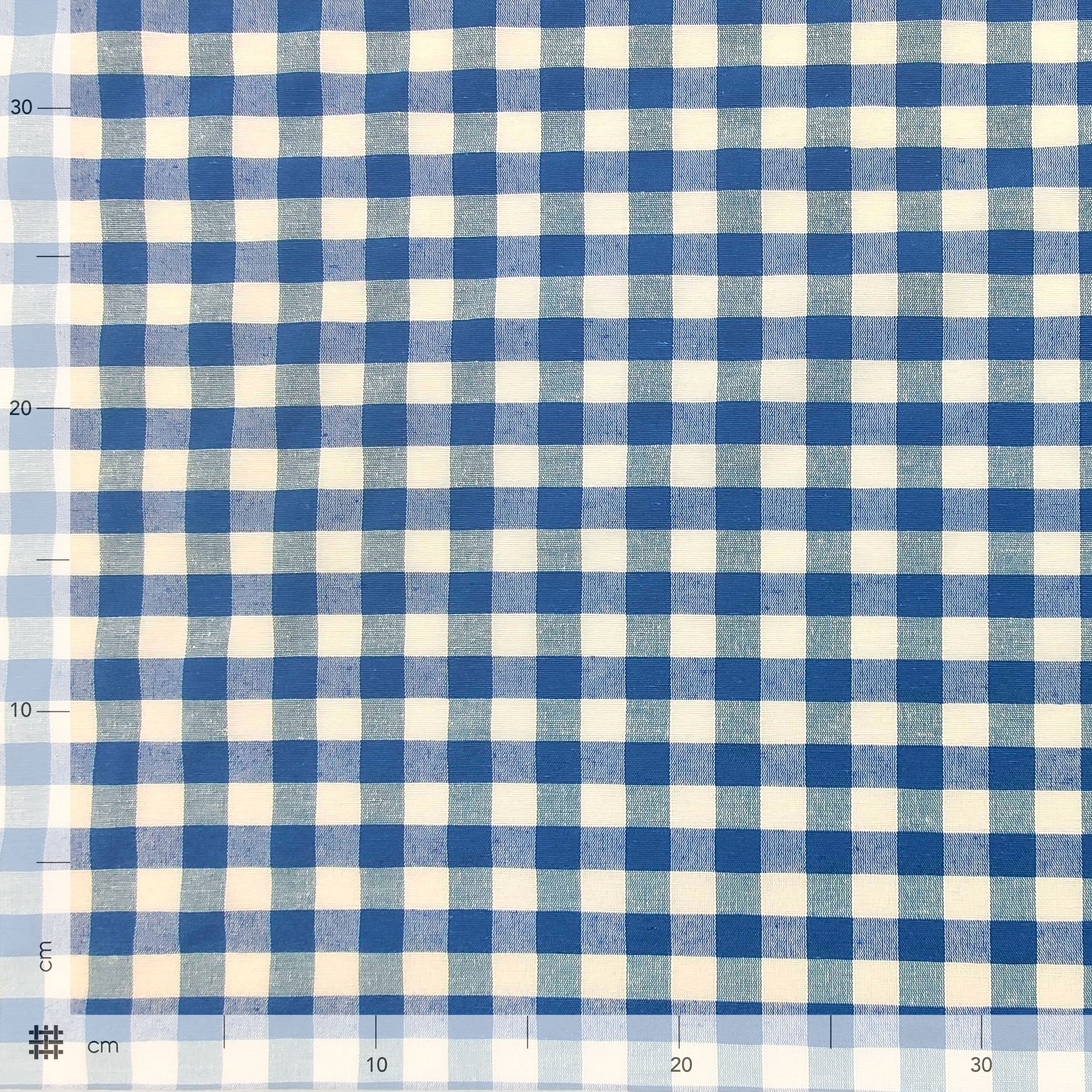 Tessuto Tinto in Filo per Tovaglia Fantasia Quadretti Image