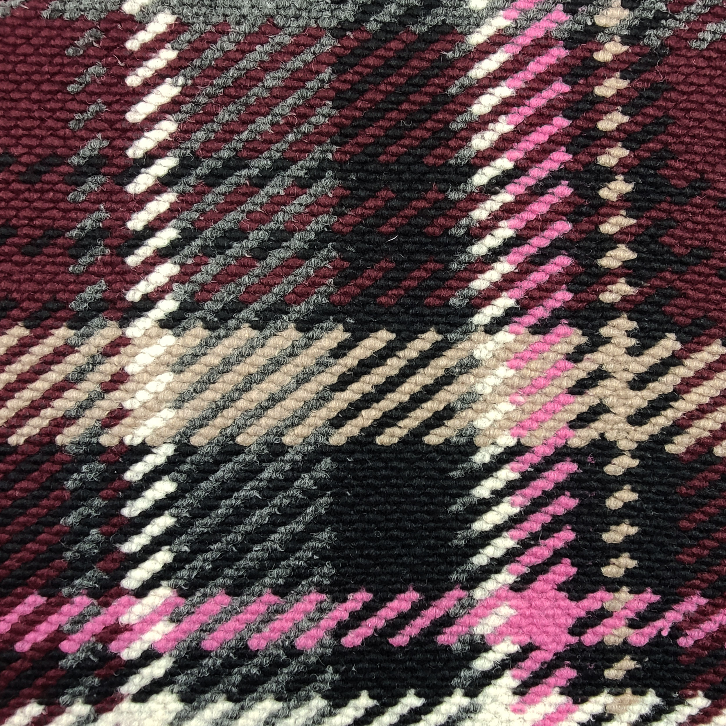 Maglia Effetto Lana Cotta Tartan