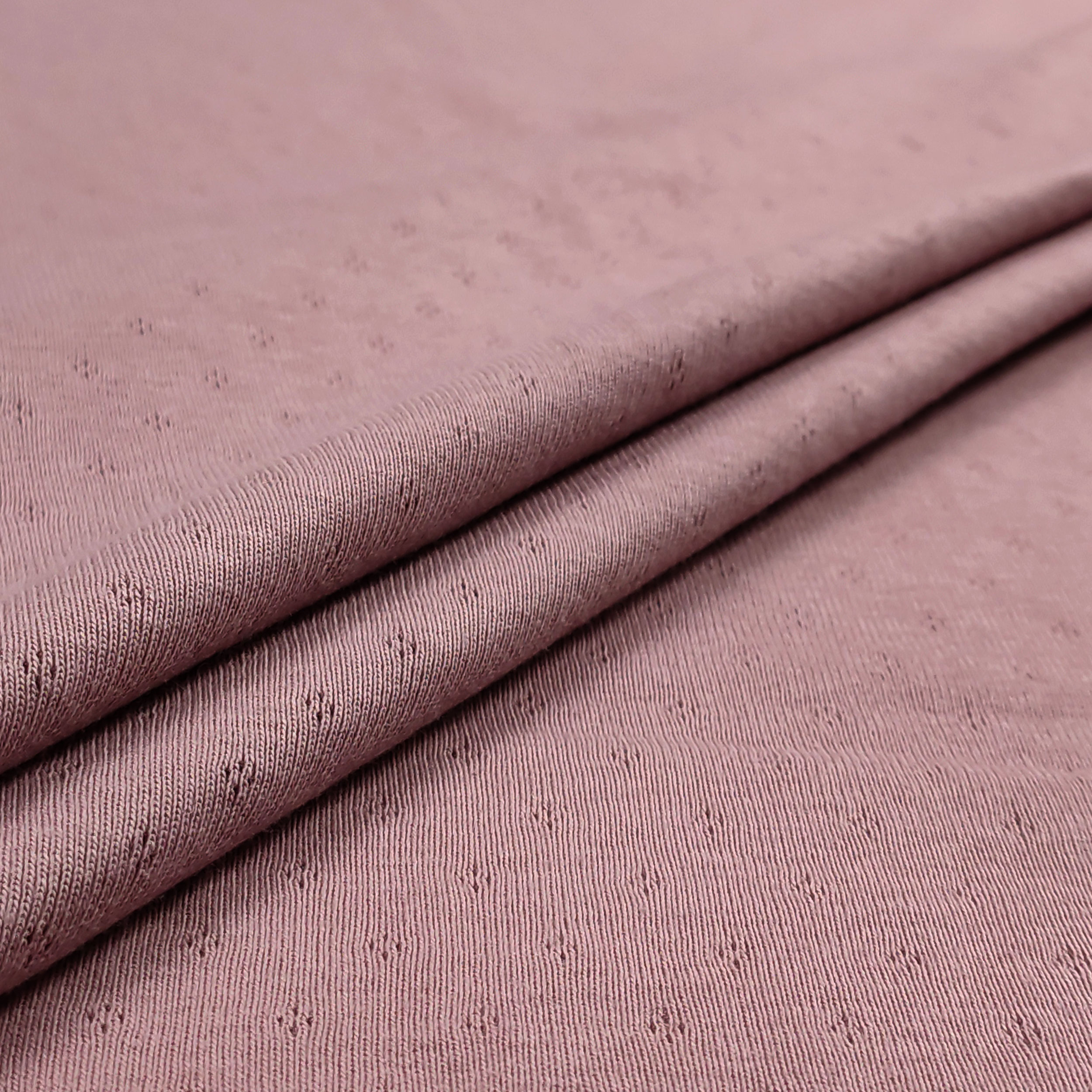 cotone elastico rosa antico con fiorellini 
