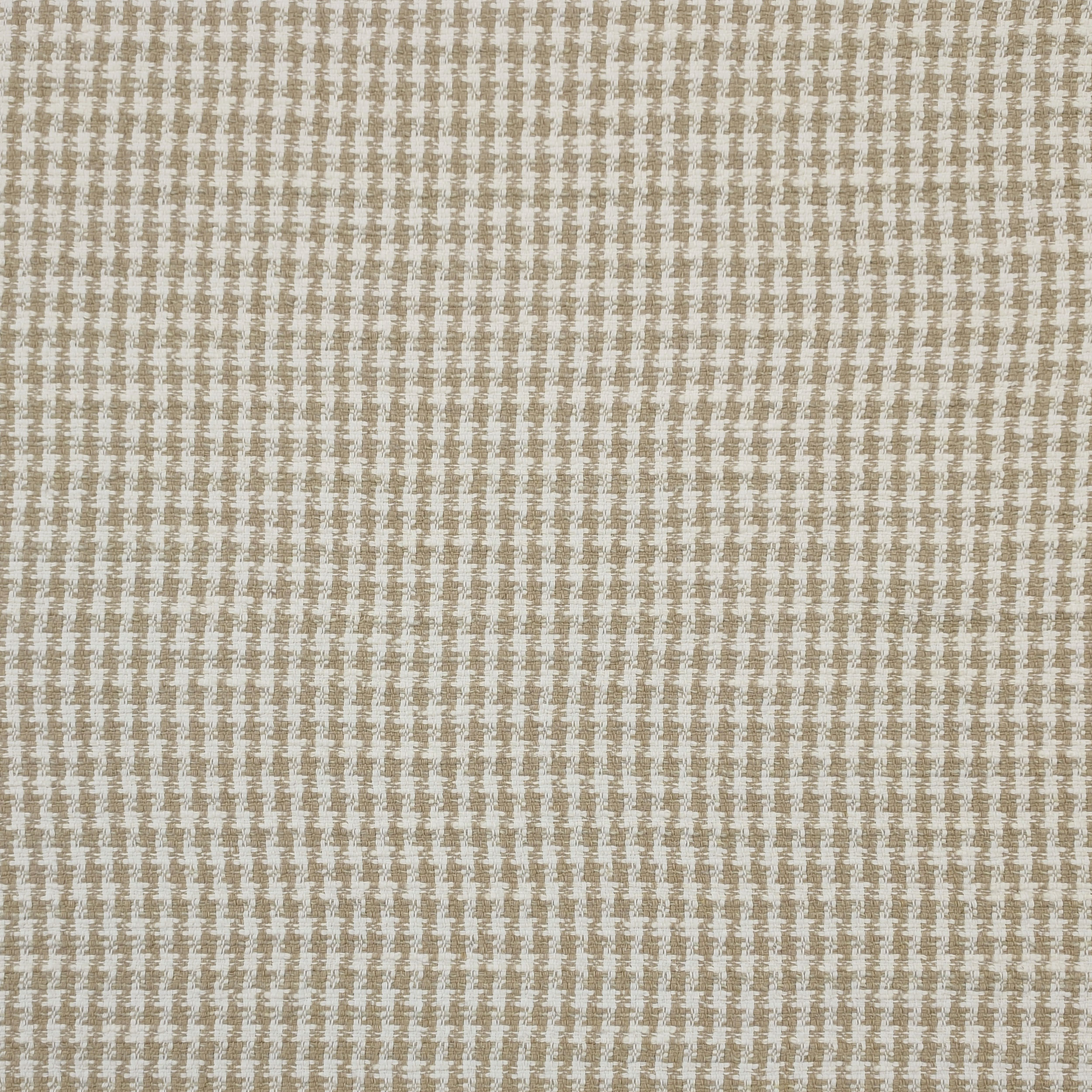 Tessuto Tweed Pied de Poule Beige Image