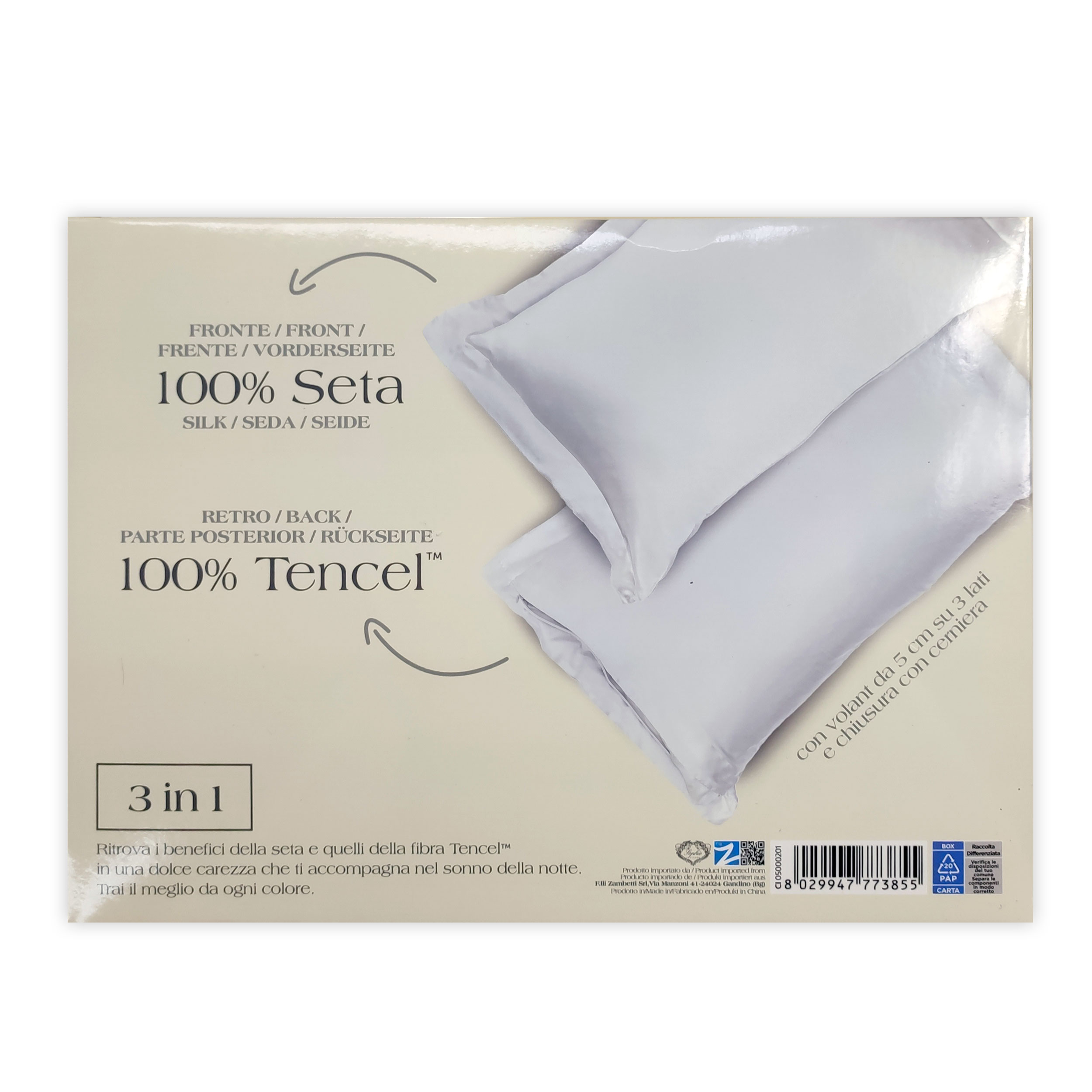 Federa Seta Bianca 50x80 cm  Image