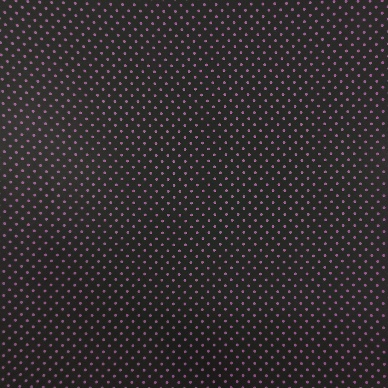 Tessuto Crepe Pois Orchidea Sfondo Nero
