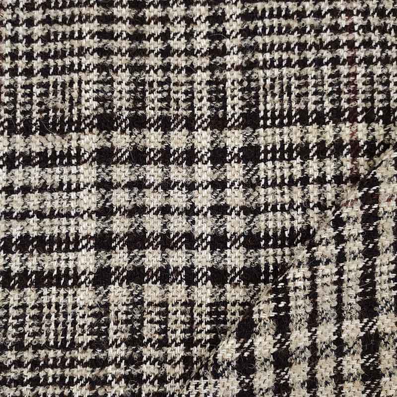 Tessuto per Cappotti Tartan Beige