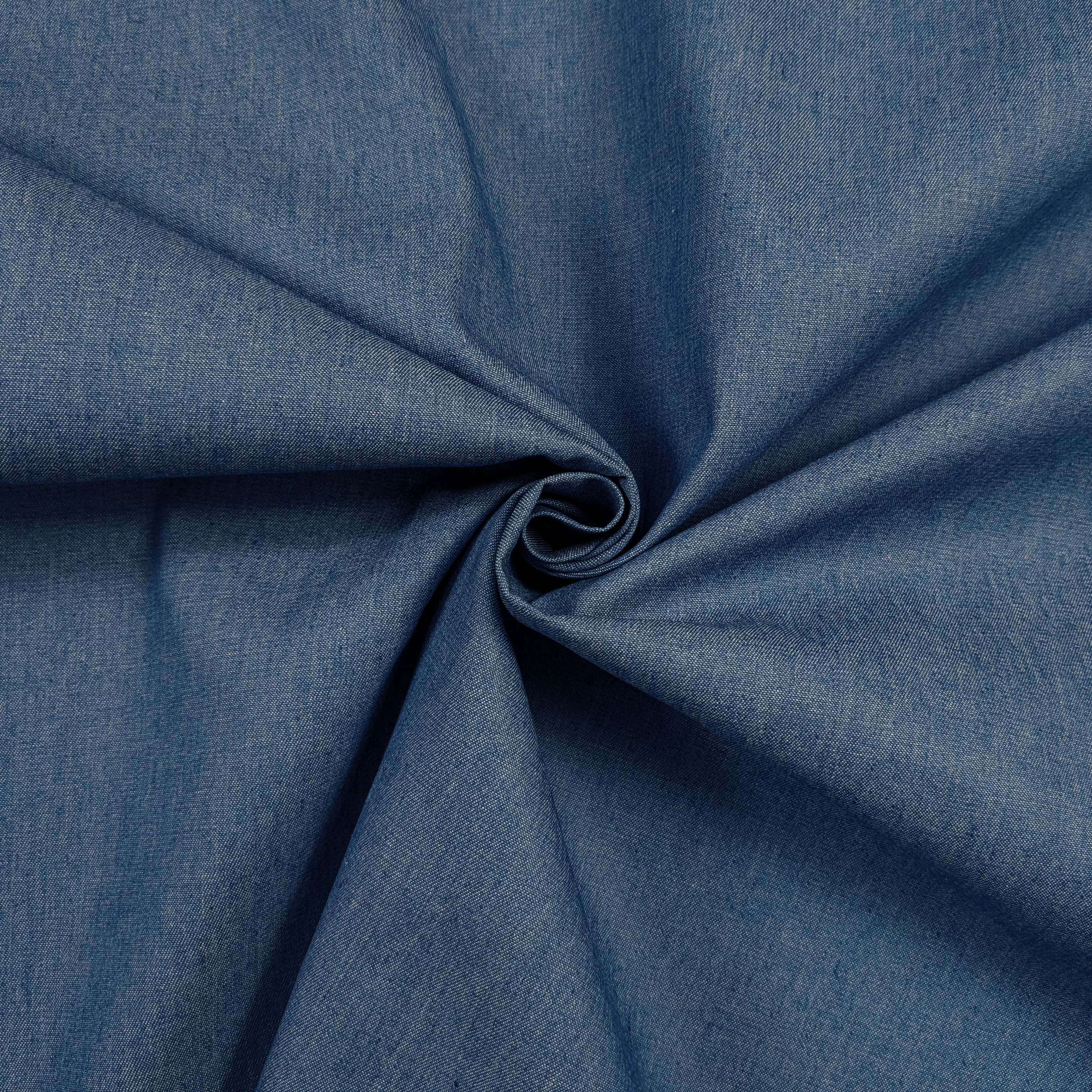 Ritaglio Jeans Cotone Blu Medio 120x145 cm Image