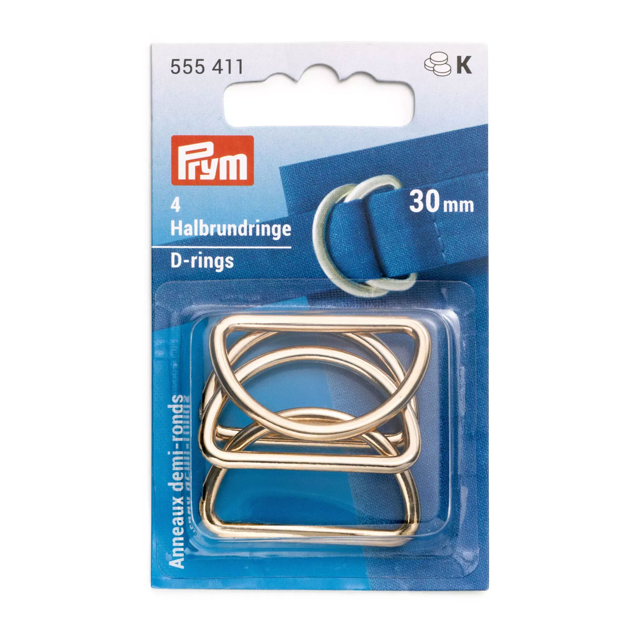 Anelli Semicircolari Oro 30 mm Prym Image
