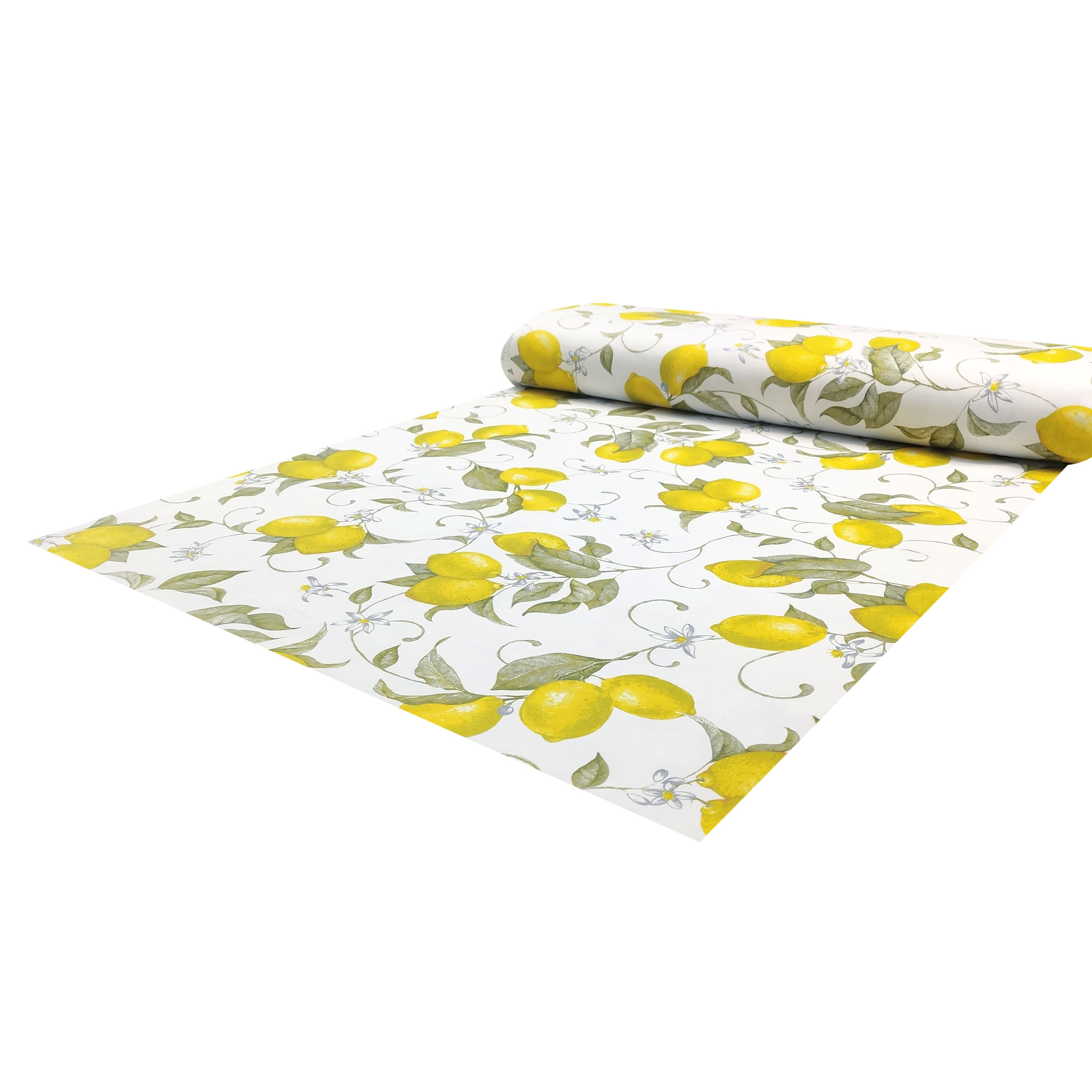 Tessuto per Tovaglia Limoni e Fiori