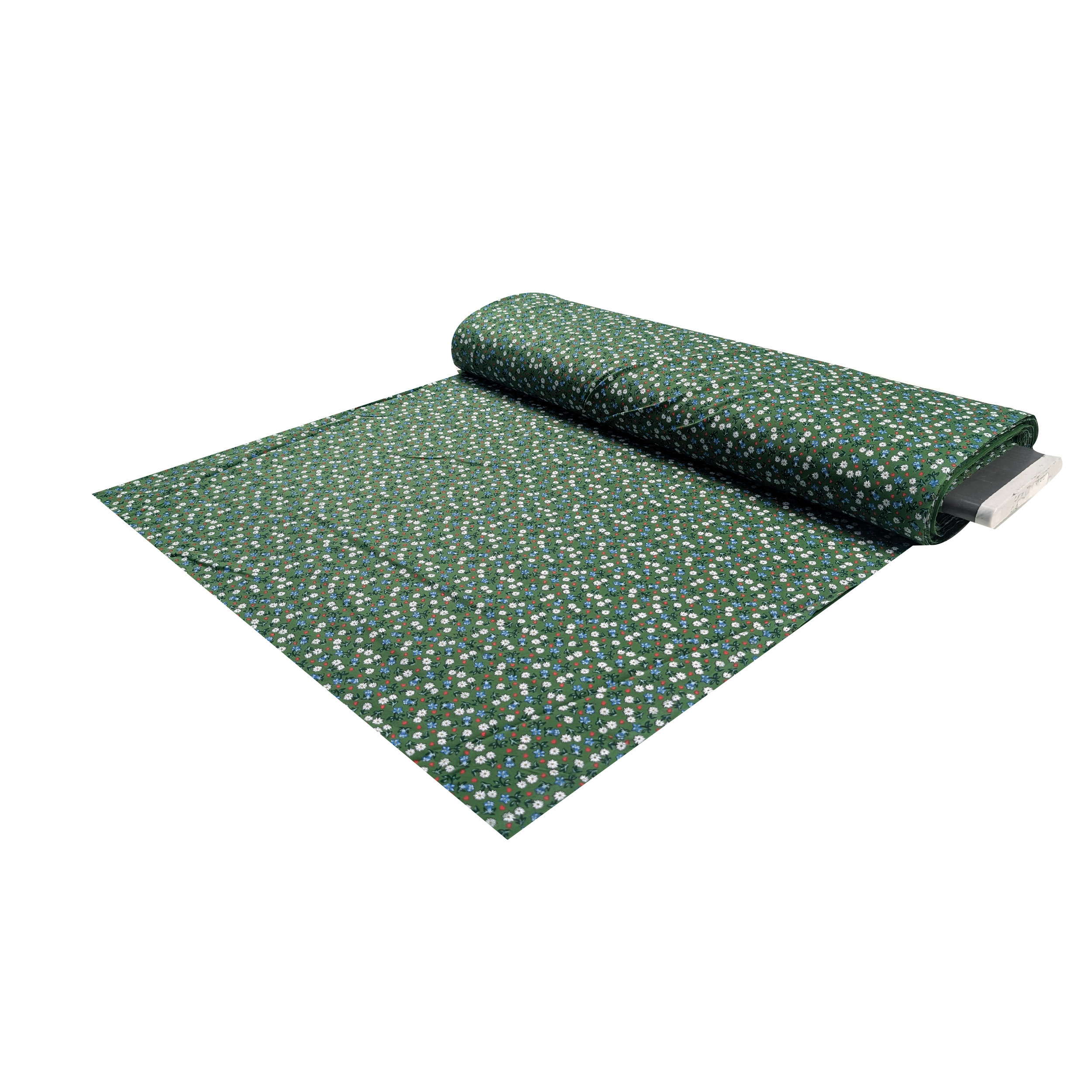 Tessuto Cotone Tirolese Sfondo Verde Image