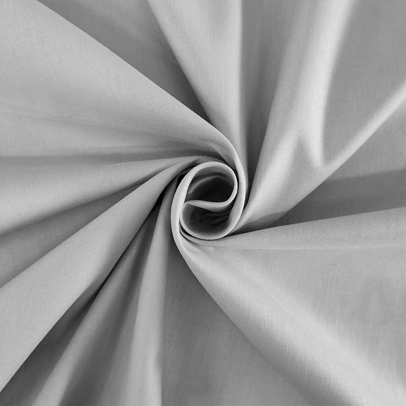 Lenzuola di cotone grigio lux