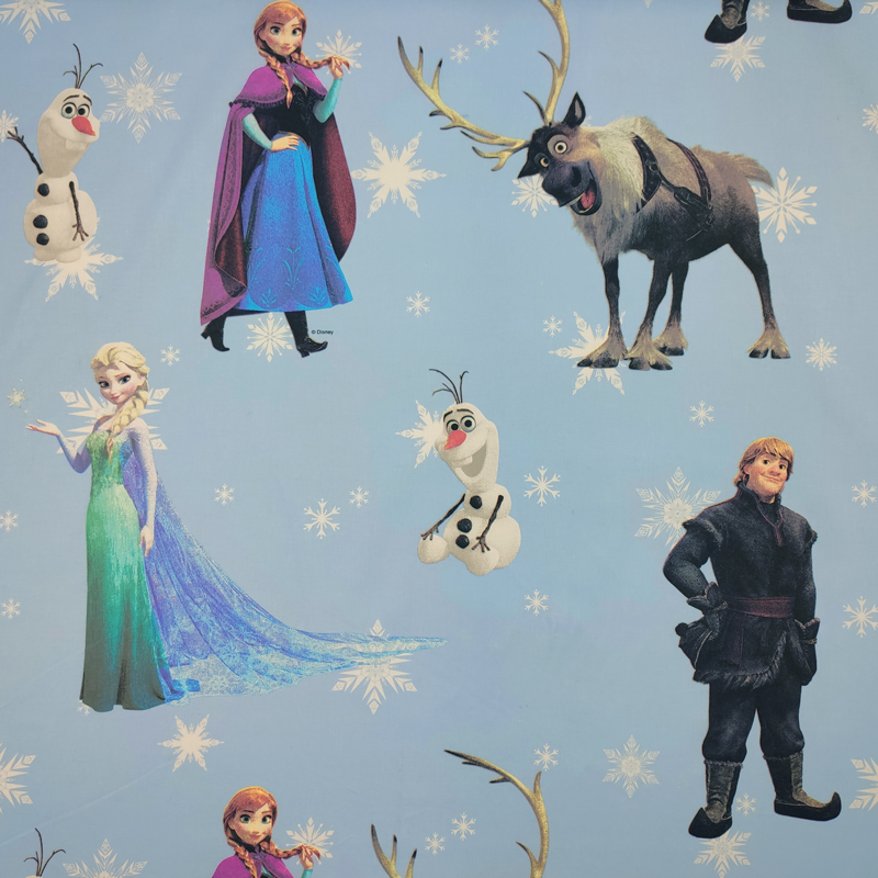 Tessuto Cotone Disney Frozen e il Regno di Ghiaccio