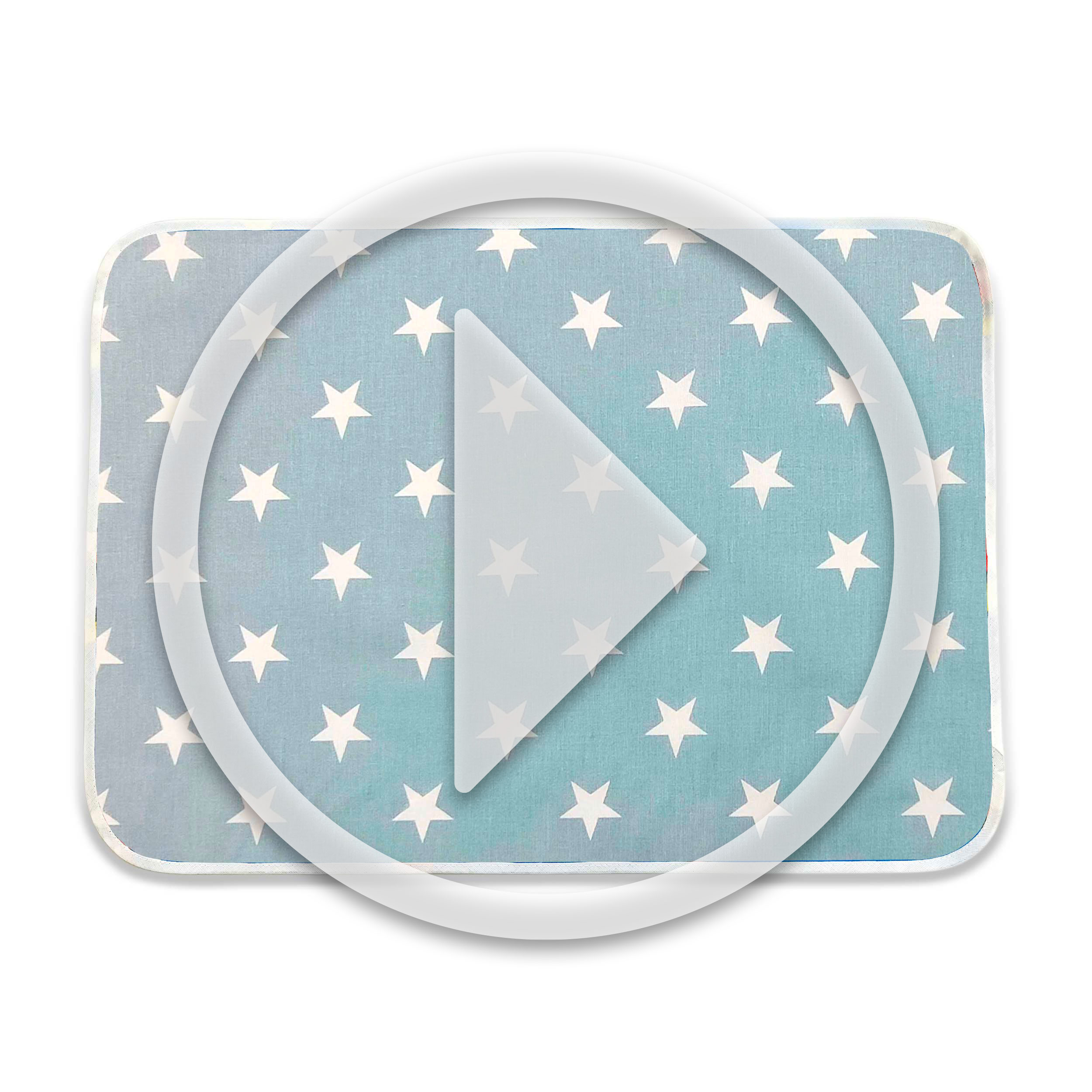 Tovaglietta Stelle Bianche con Sfondo Azzurro Image