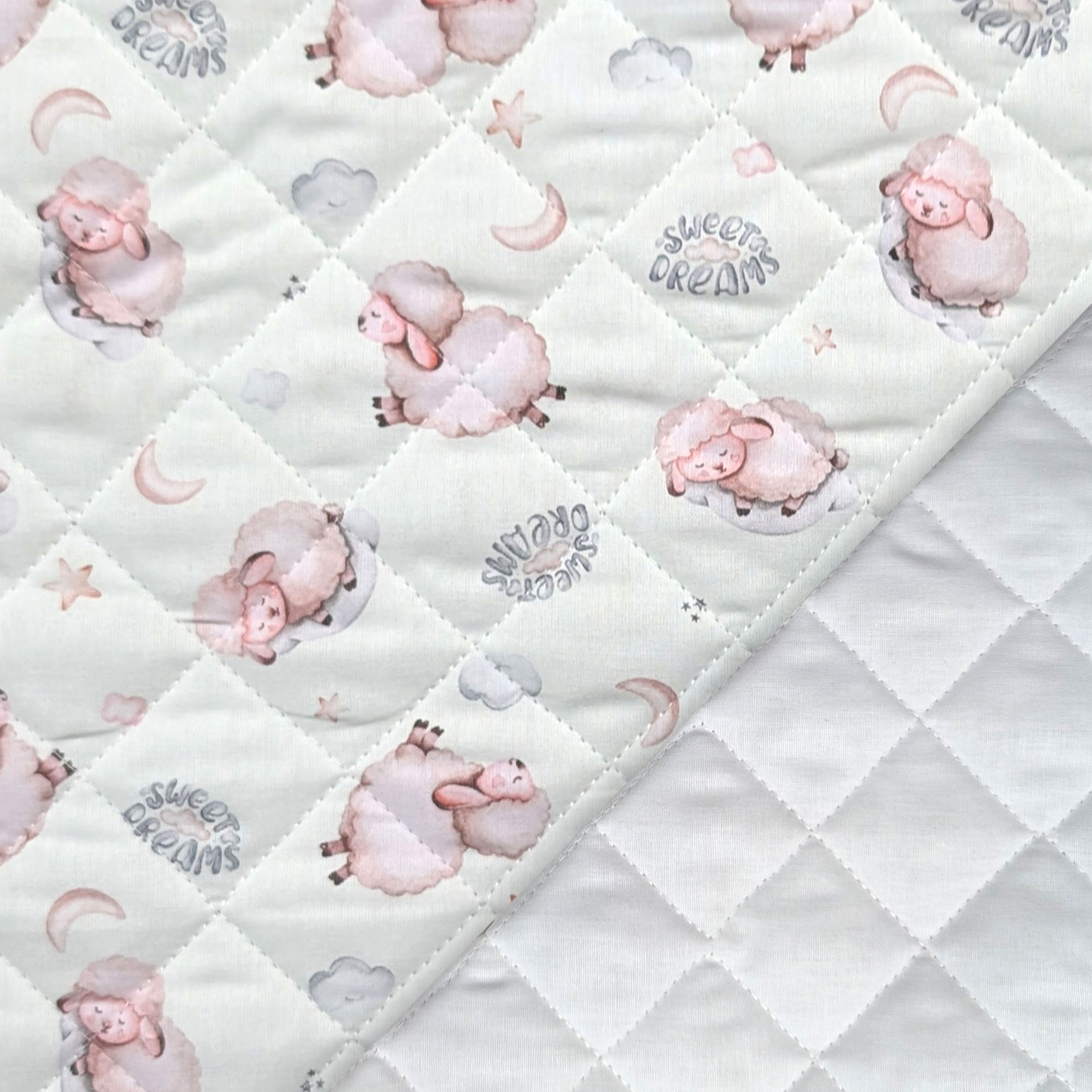 Tessuto Trapuntato Pecorelle Sweet Dreams Image