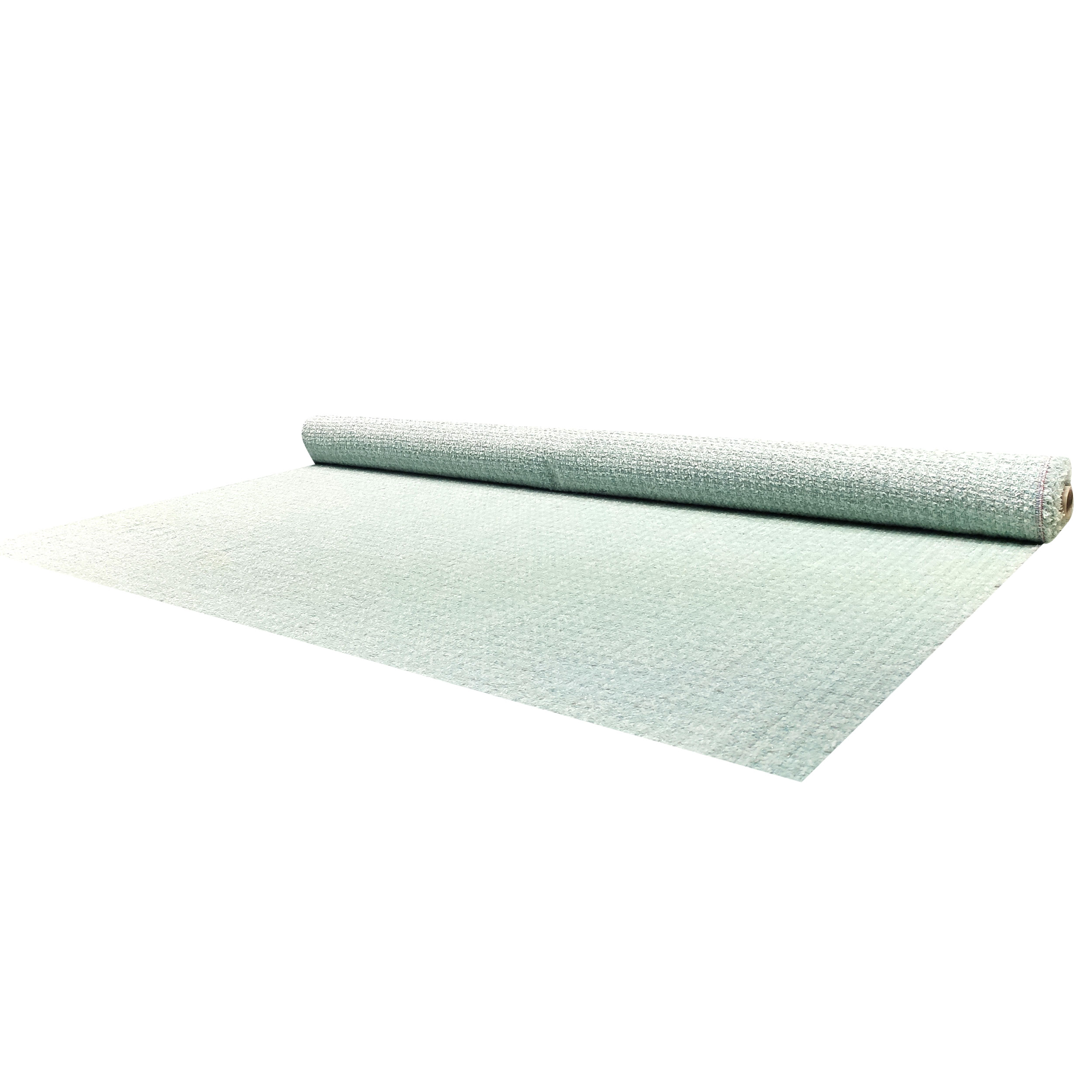 Tweed Alta Moda Verde Acqua Bianco Lurex