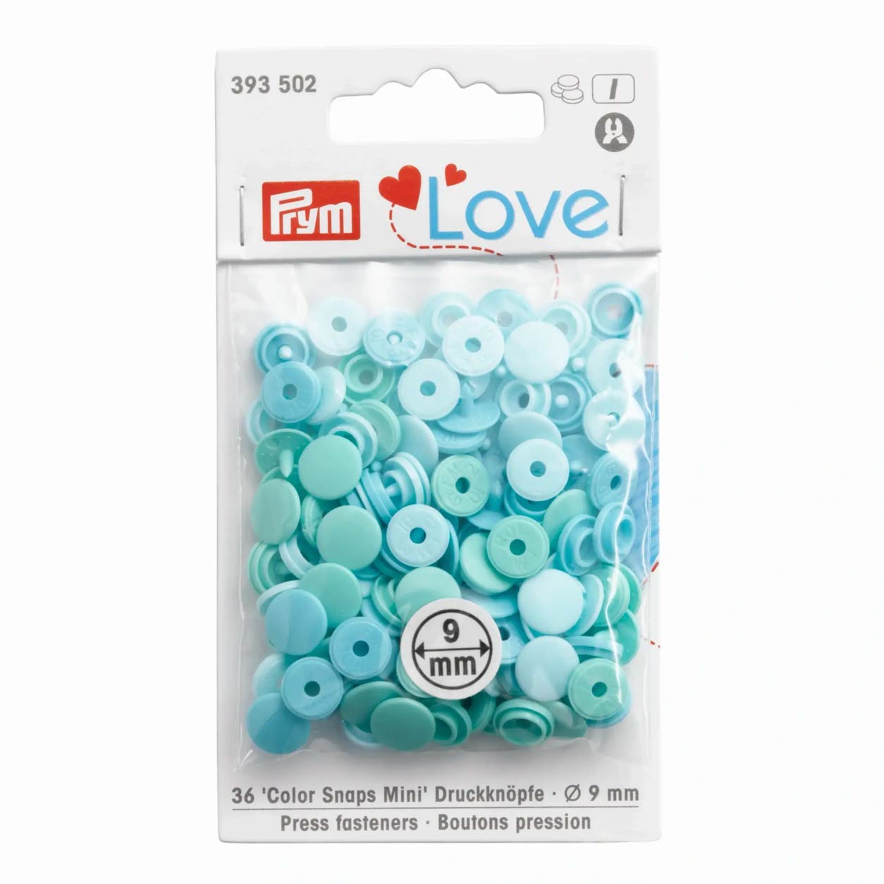 bottoni-a-pressione-color-snap-menta-prym-love-9-mm