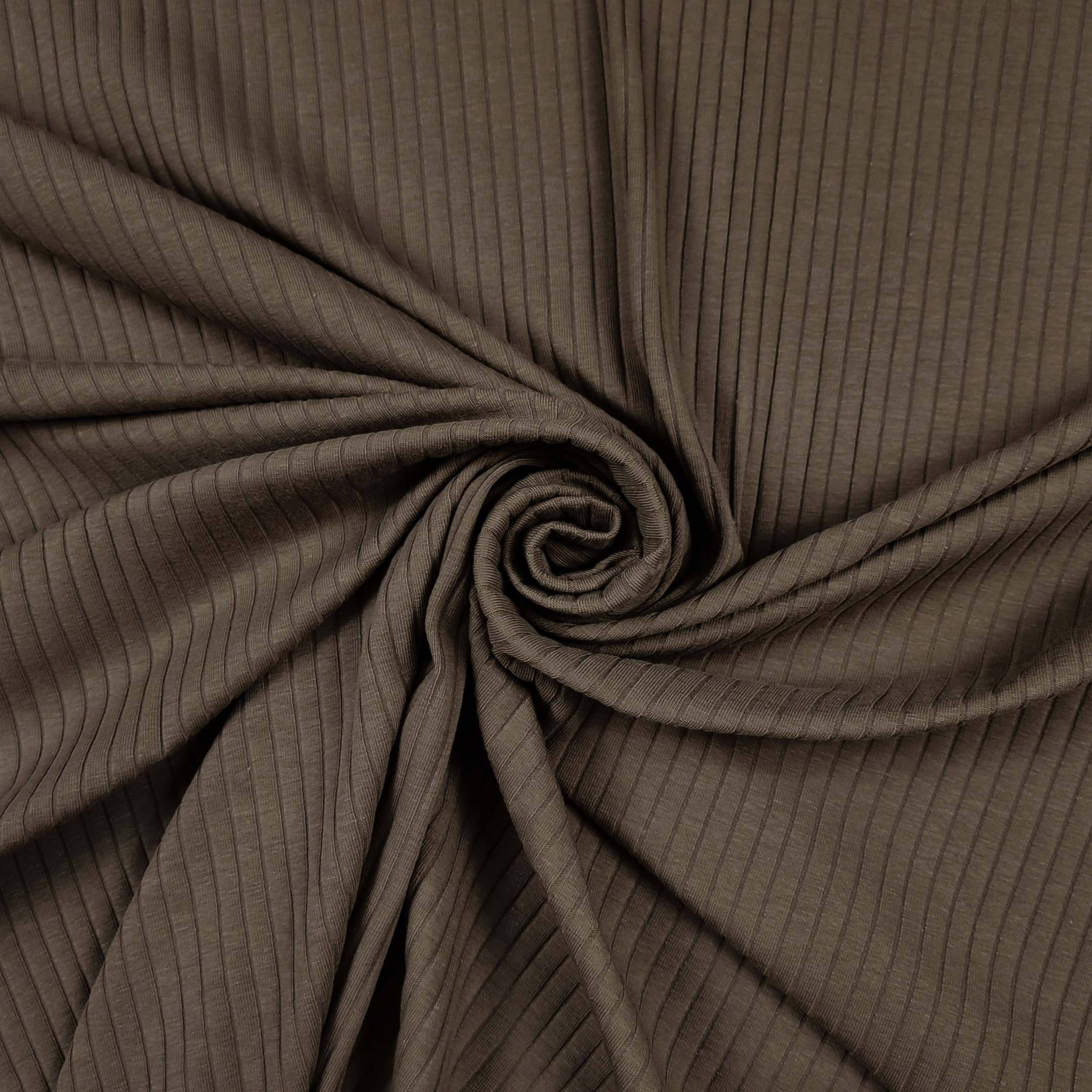 Jersey Cotone Cannettato Tortora