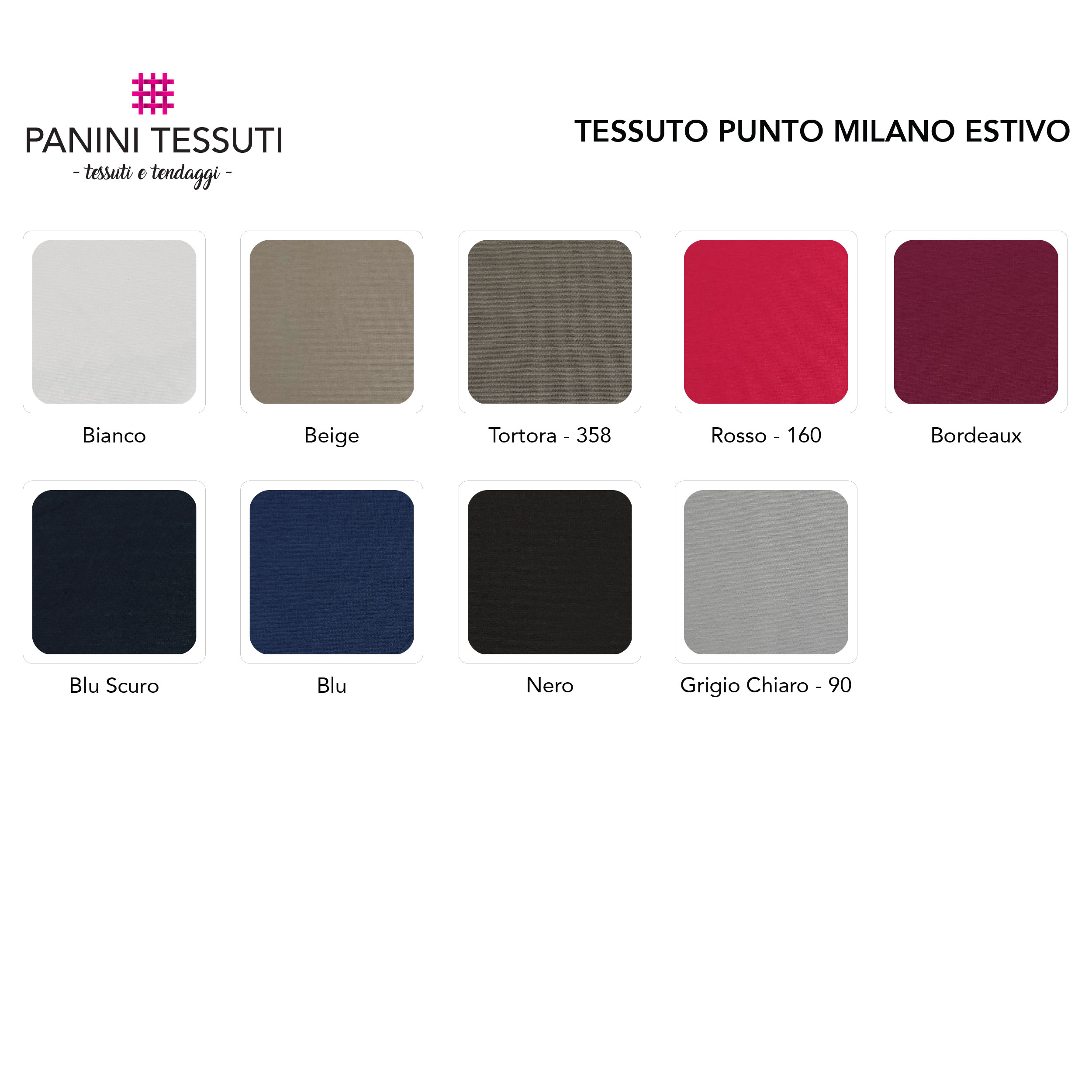 Tessuto Punto Milano Estivo Image