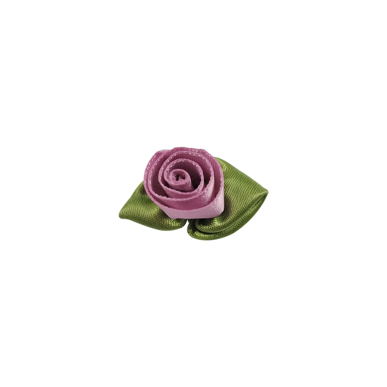 Roselline gutermann di satin large e rosa antico