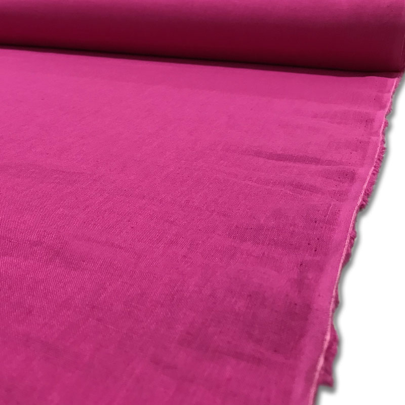 Tessuto lino al metro fuxia