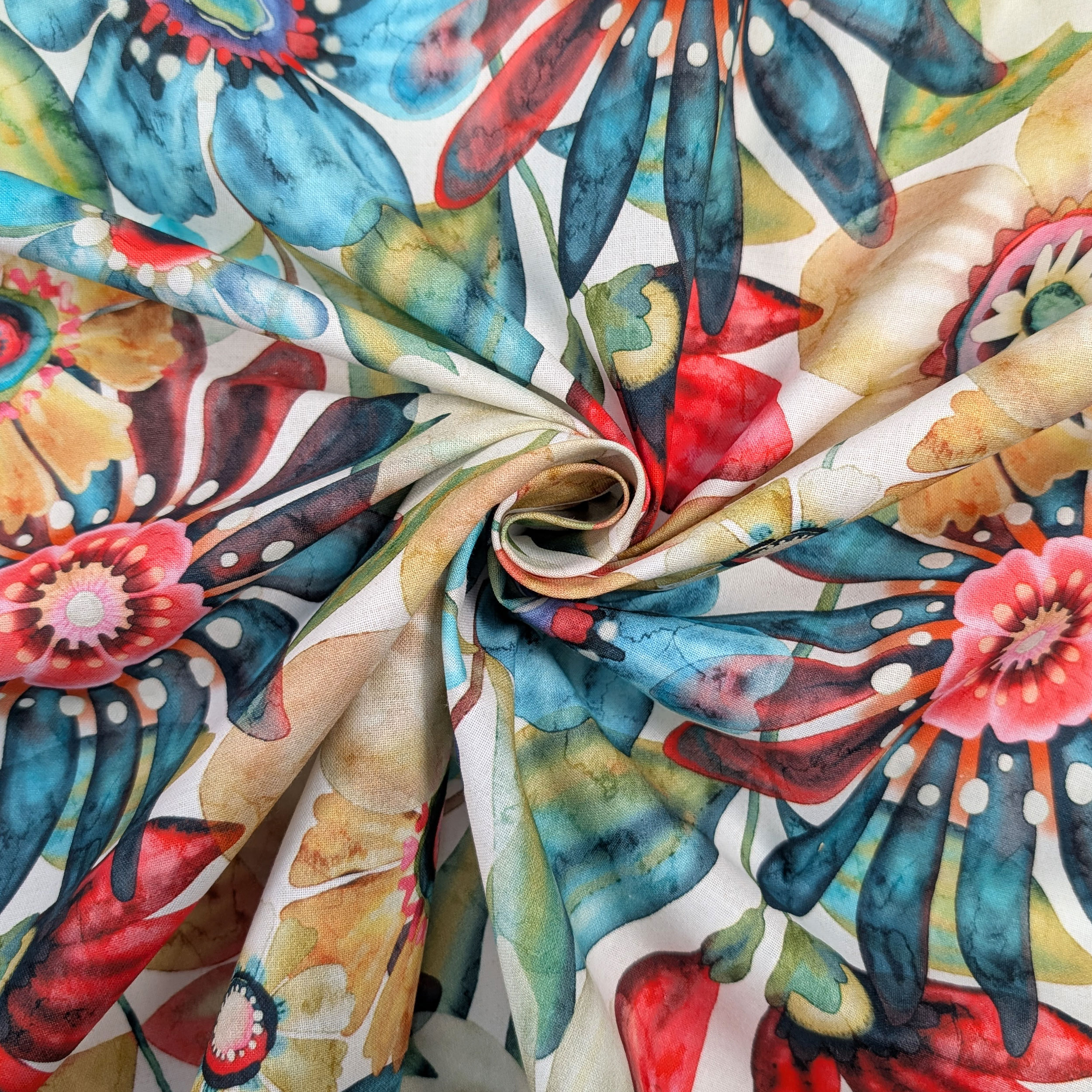 Cotone Fiori Multicolor Image