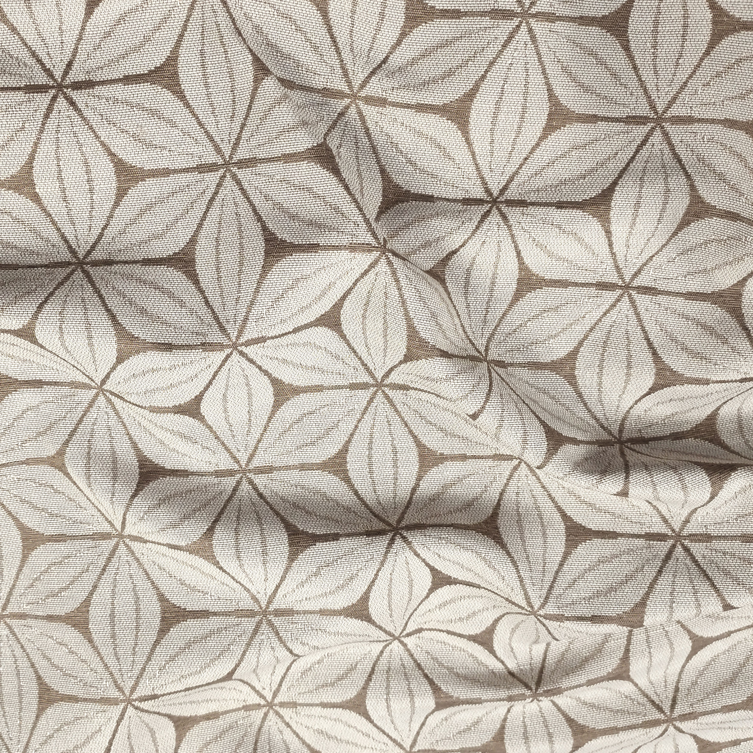 Jacquard Double Fiori Beige