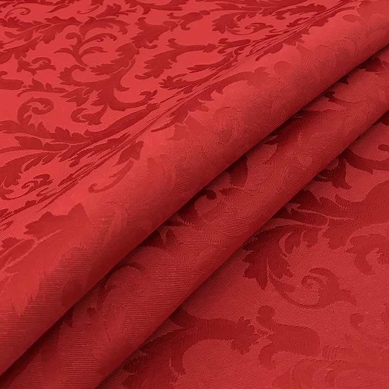 Tessuto Damascato Classico Rosso Panini Tessuti