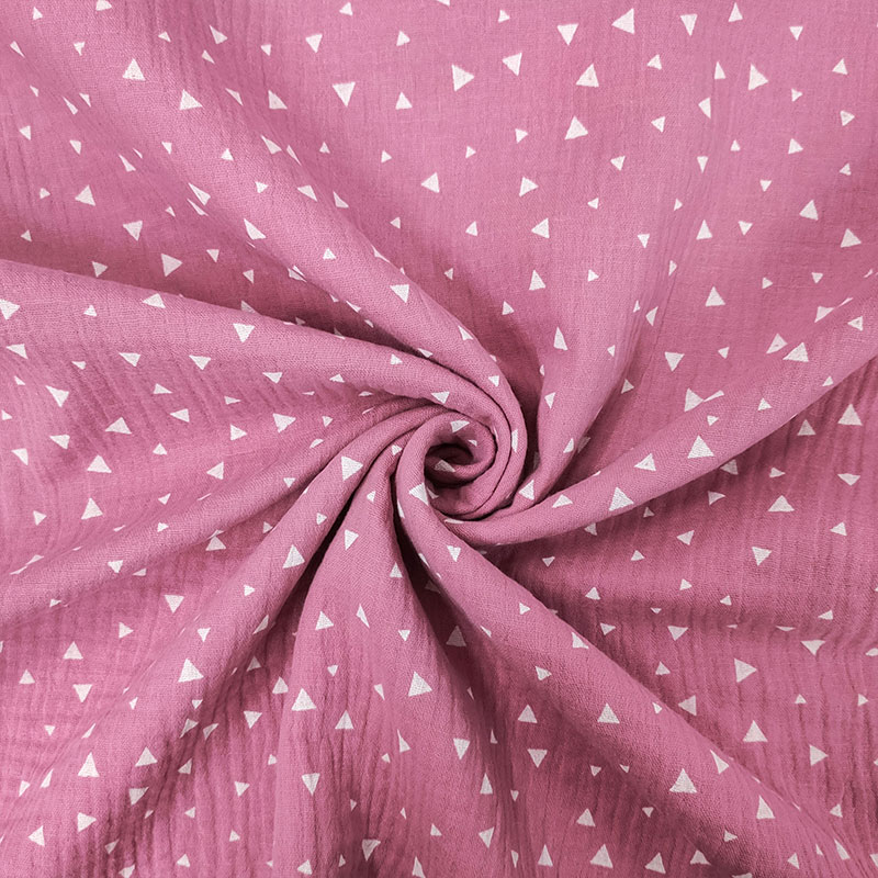 Mussola di cotone per neonati rosa