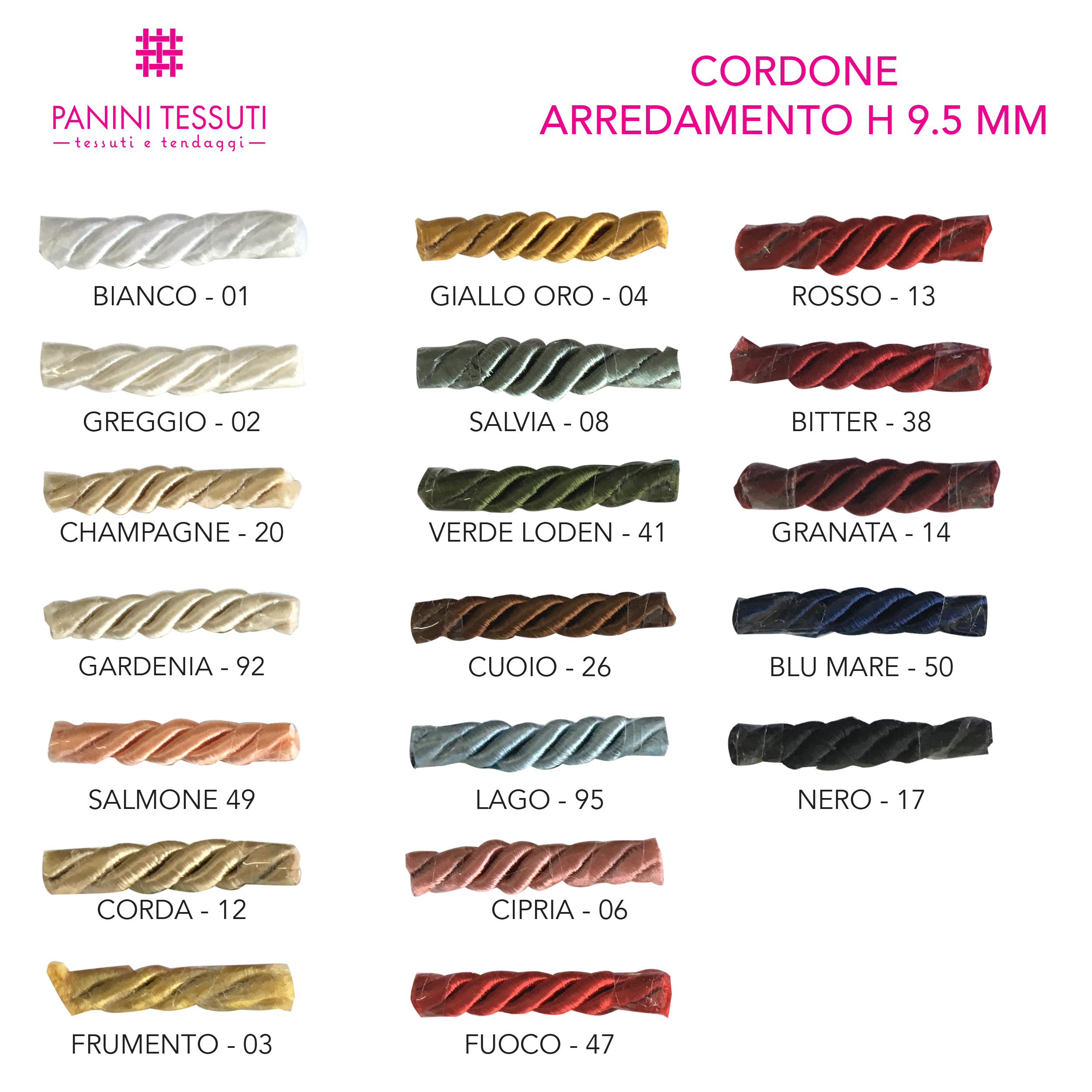 CORDONE ARREDAMENTO 3.5 MM