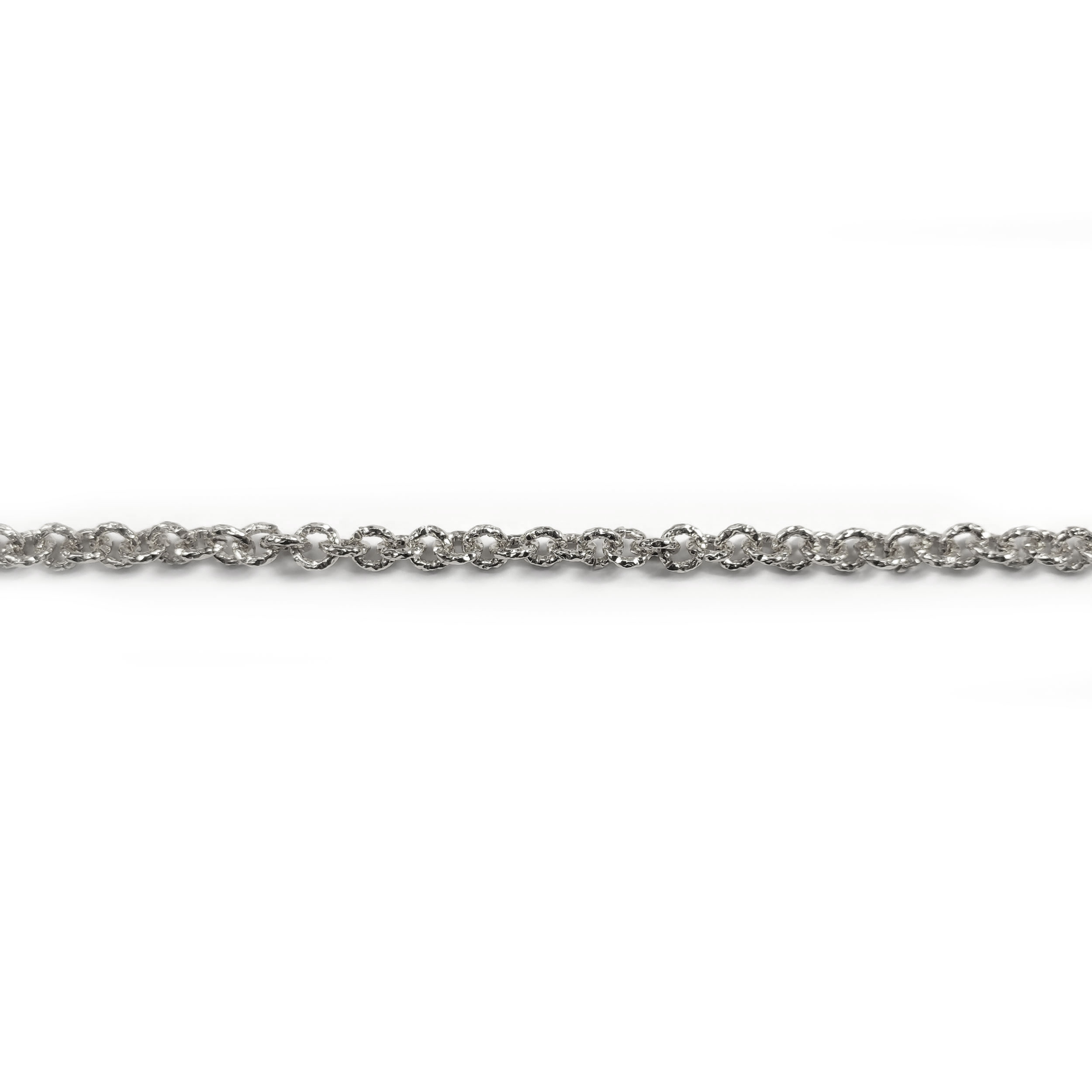 Catena con Cerchi Argento a Metratura