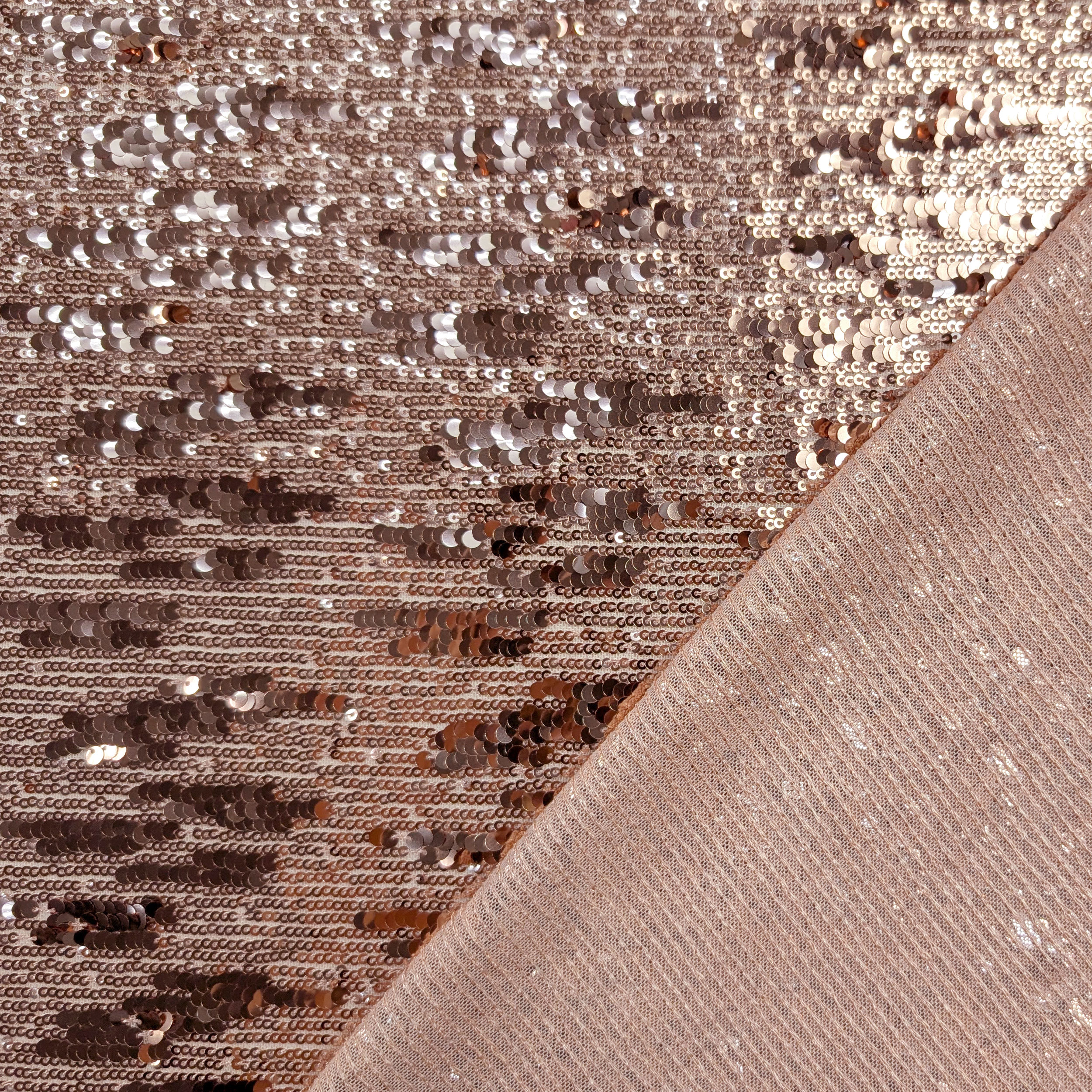 Tessuto Paillettes a Cascata su Tulle Image