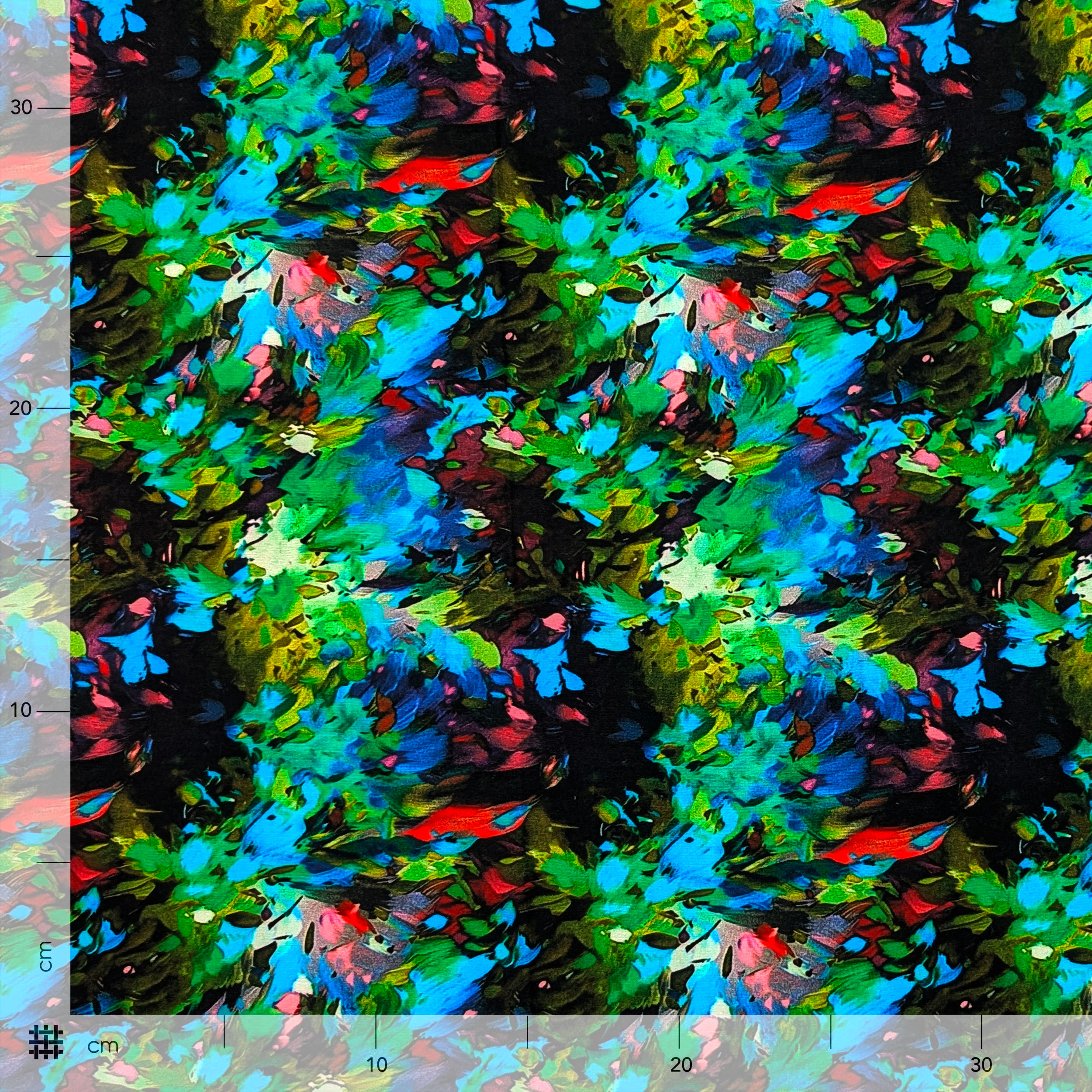Viscosa Fantasia Astratta Colorata Image