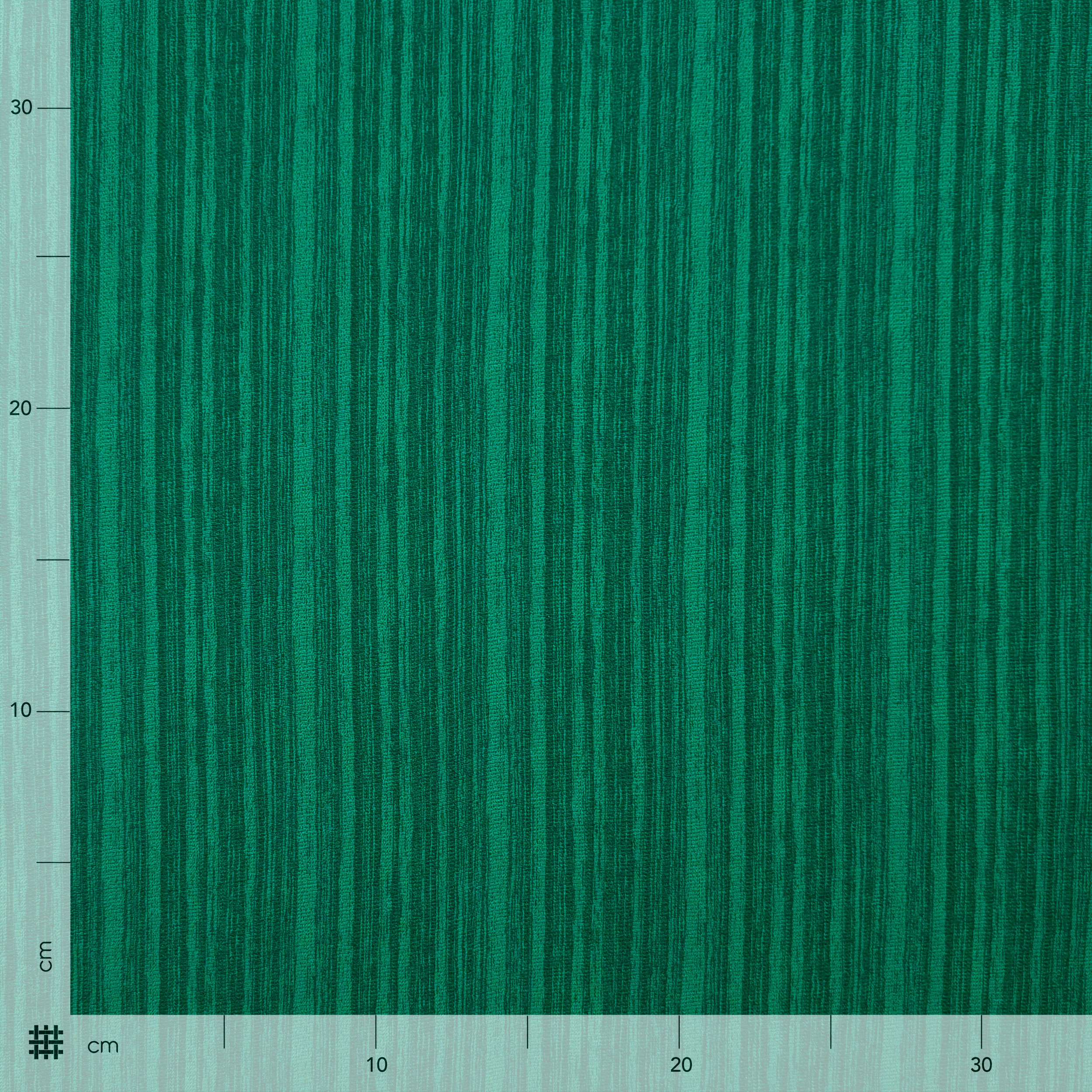 Tessuto Crêpe Righe Verdi Image