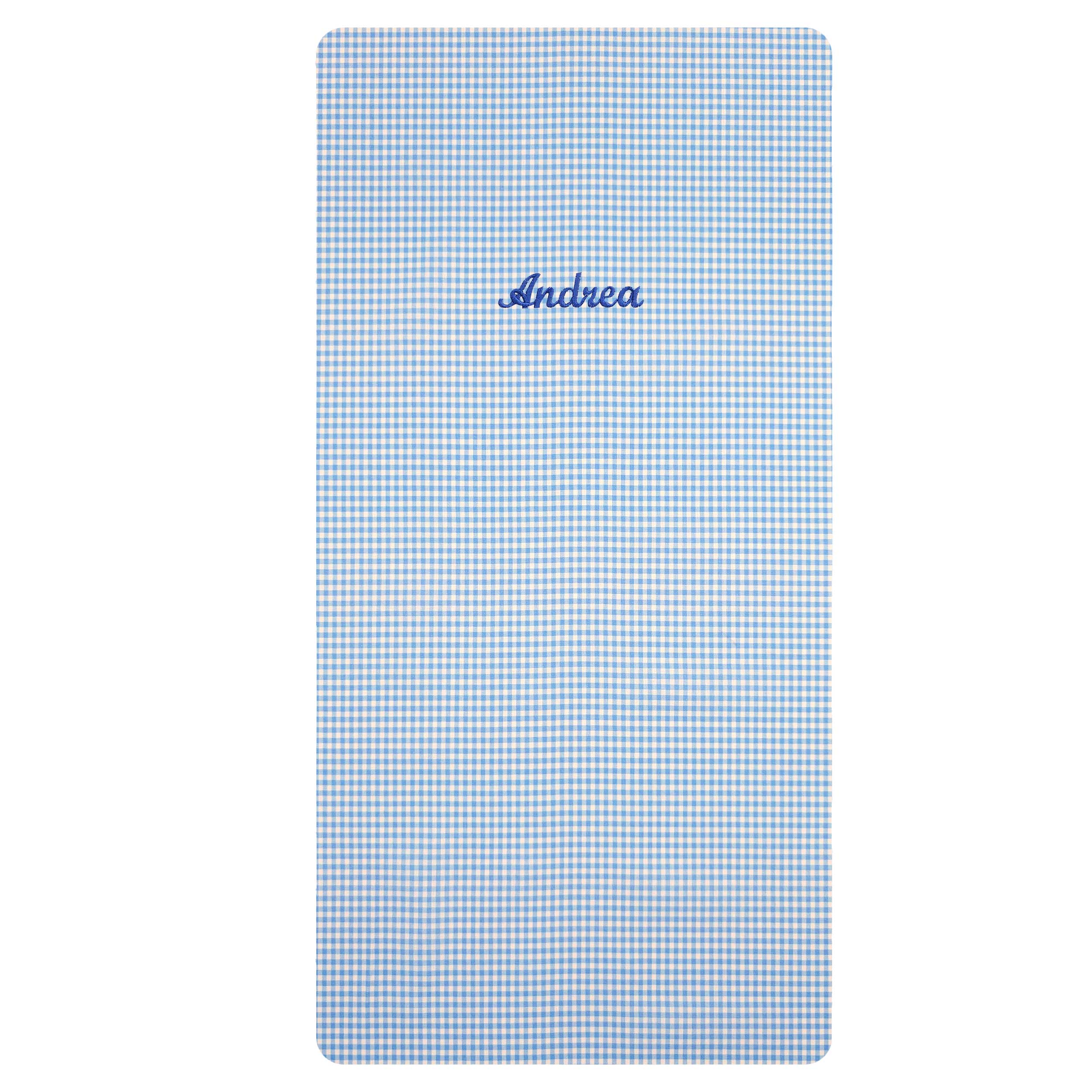 Lenzuolo Quadretti Azzurro Image